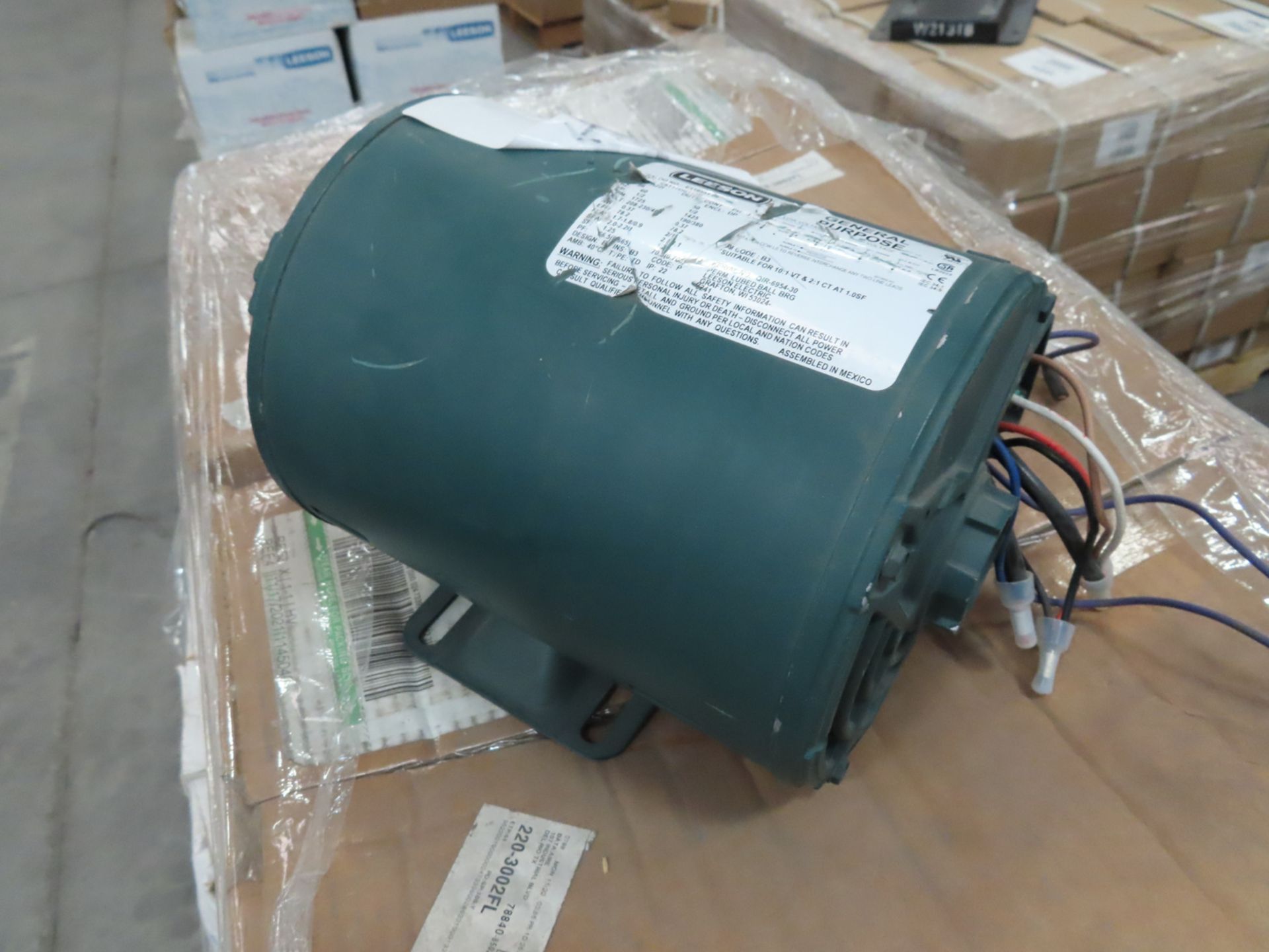 (QTY 17) LEESEN GENERAL PURPOSE 1/2-HP, ELECTRIC MOTOR 1725RPM, 208-230/460V, 50/60HZ - Image 4 of 4