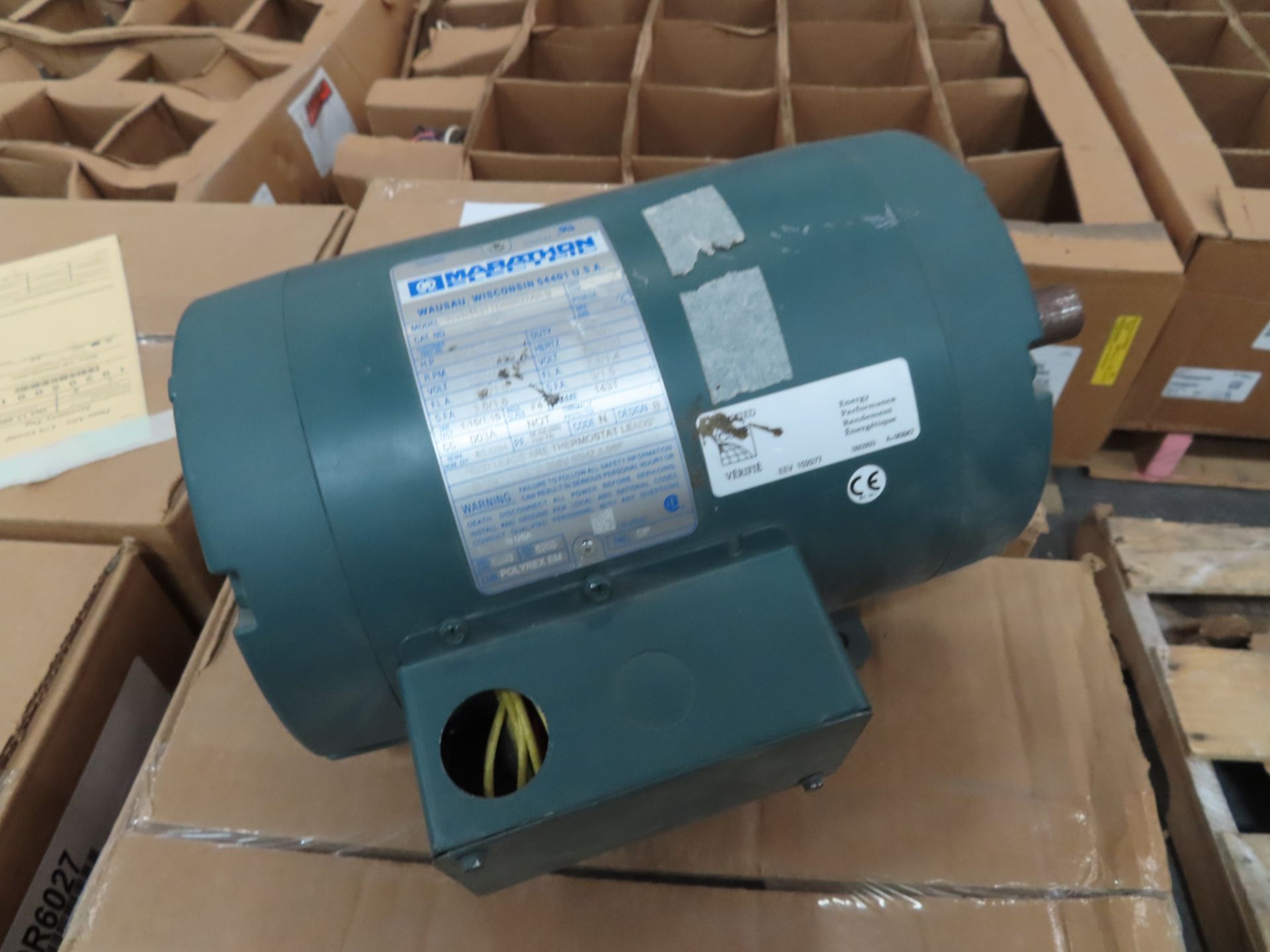 (QTY 12) FANSCU 3/4 HP/ 1/2-HP, ELECTRIC MOTOR, 208-230/460/380V, 1PH, 50/60HZ - Image 3 of 3