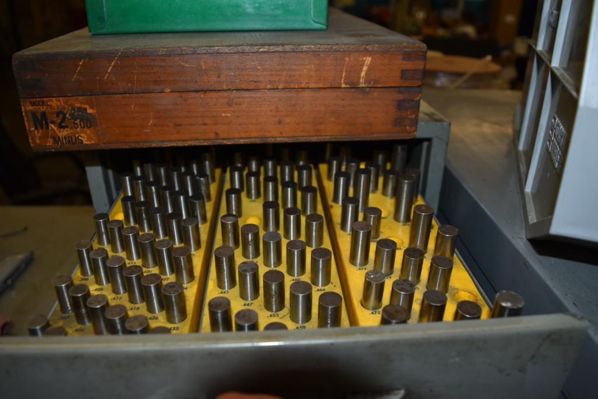 3-Drawer Pin Gauge Cabinet with Pin Gauges - Image 3 of 4