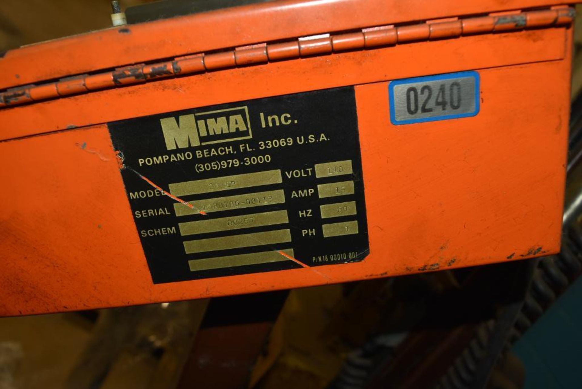 Mima Model 20-LP Vertical Stretch Wrapper - Image 7 of 7