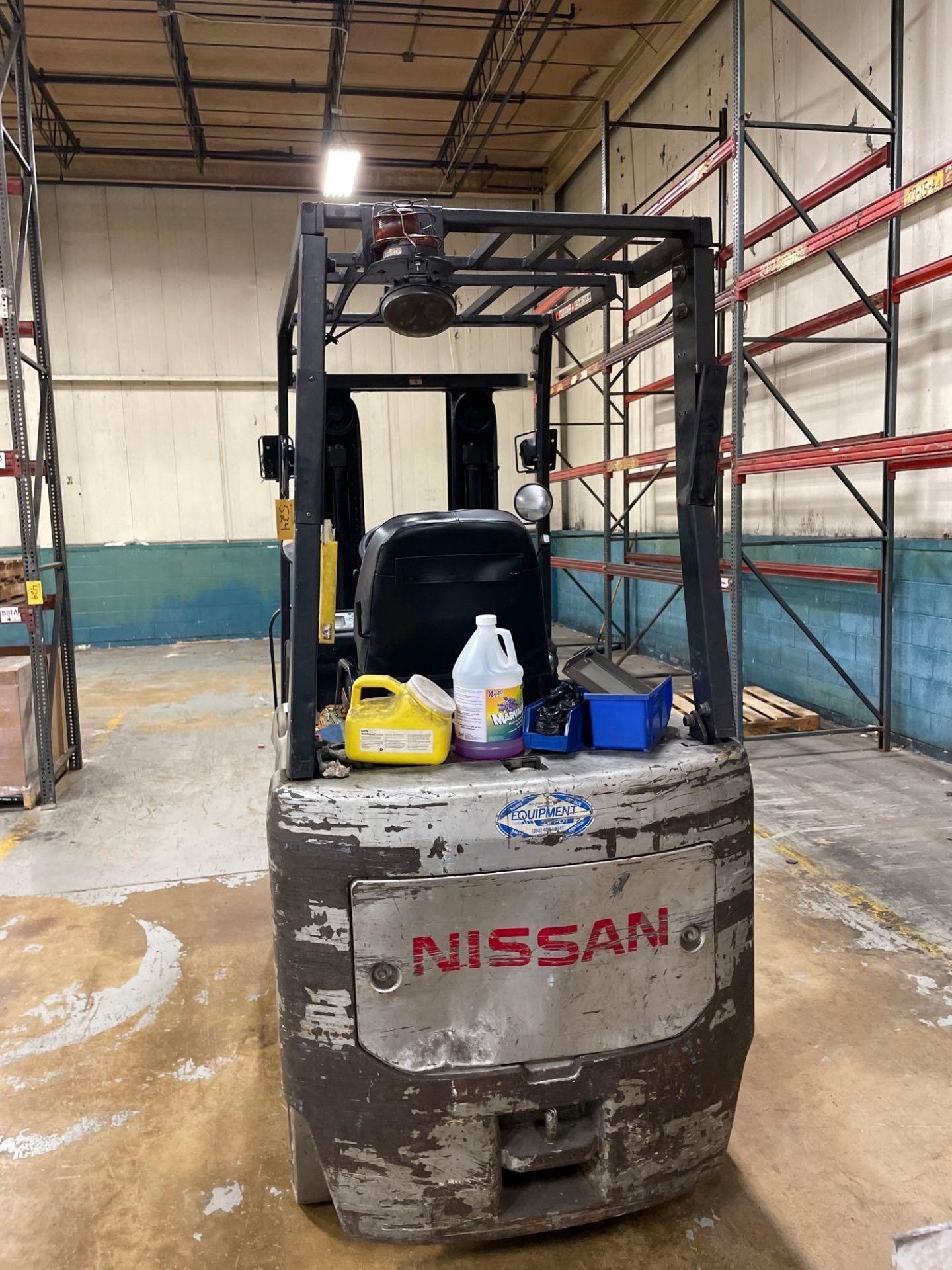 Nissan 4,700-LBS. Model CP1B2L25E Electric 36-Volt Forklift Truck - Image 8 of 9