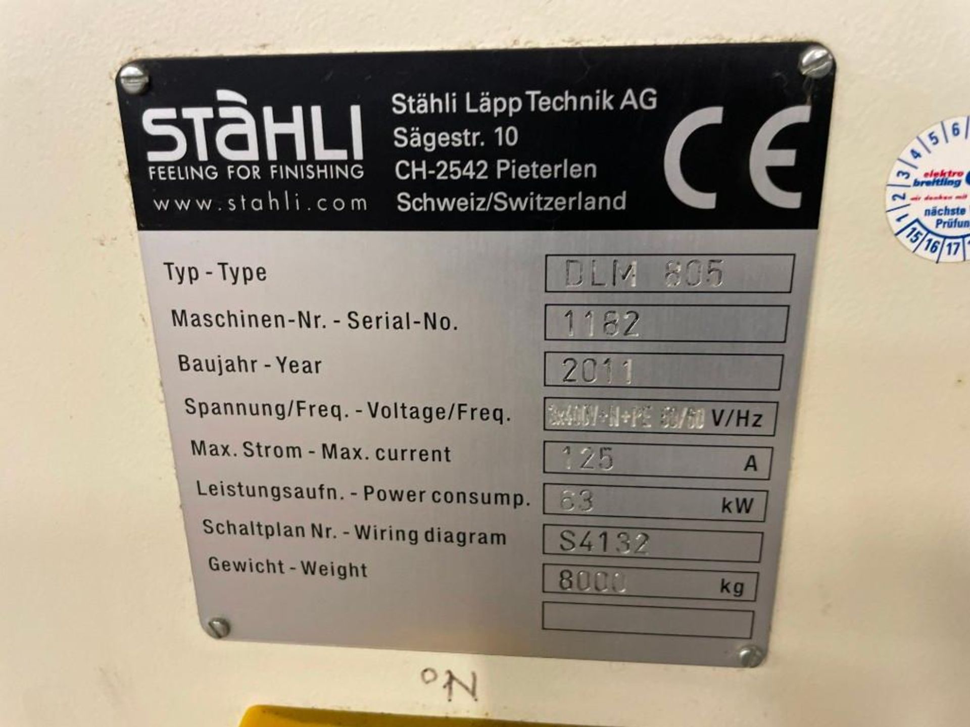 Stahli Model DLM 505 CNC Flat Honing Machine - Image 14 of 15