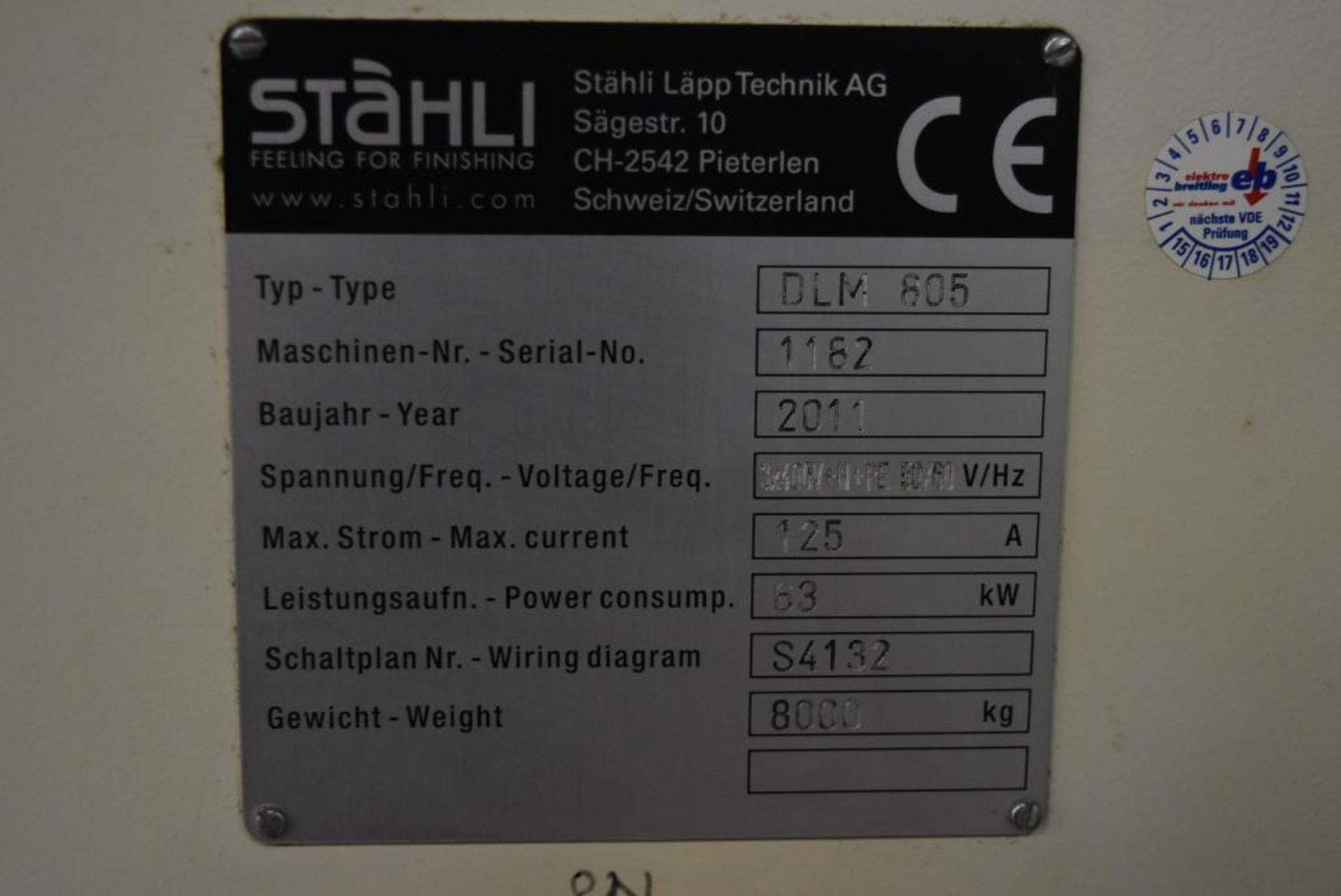 Stahli Model DLM 505 CNC Flat Honing Machine - Image 15 of 15