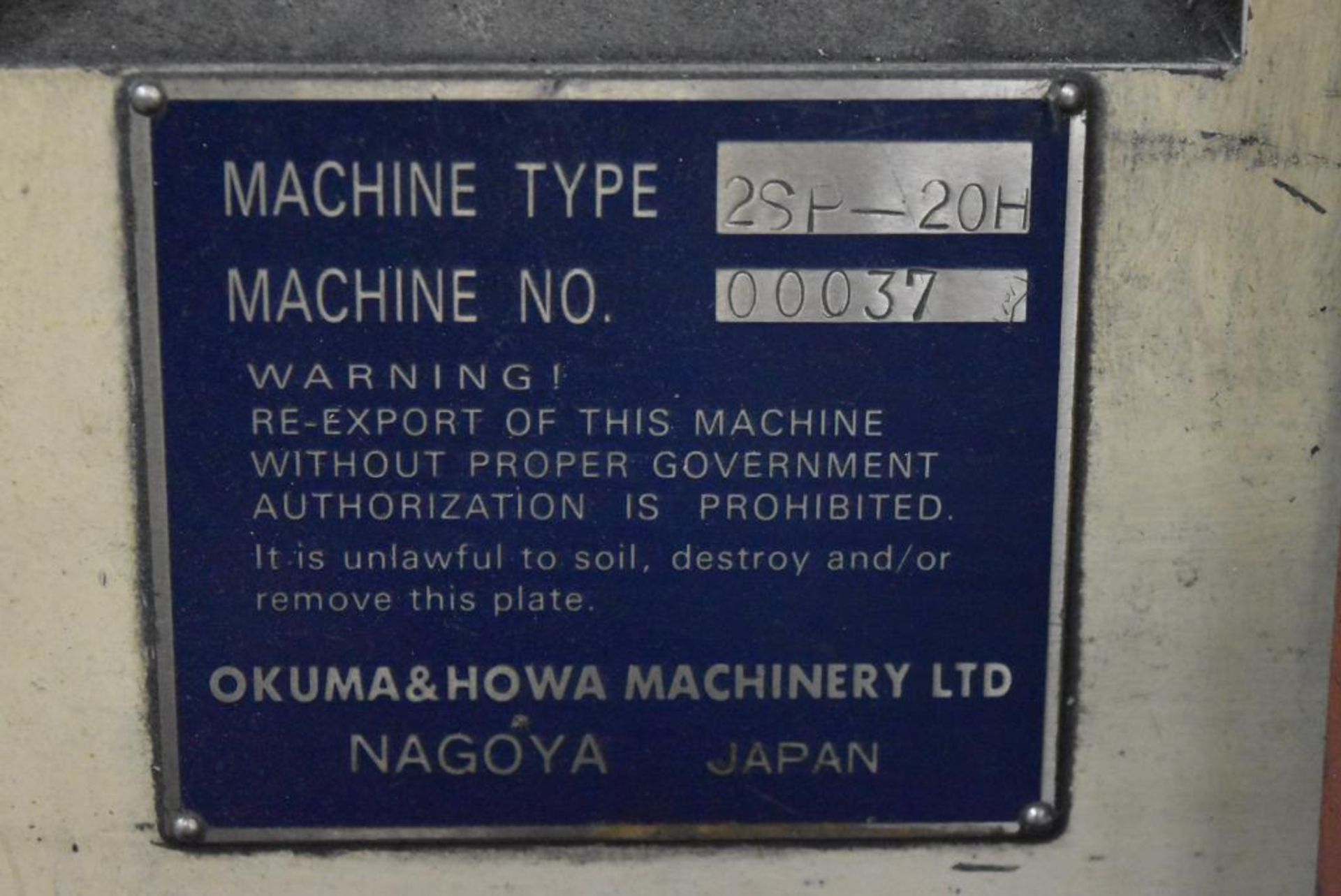 Okuma & Howa Model 2SP-20H CNC Twin Spindle Lathe - Image 5 of 5