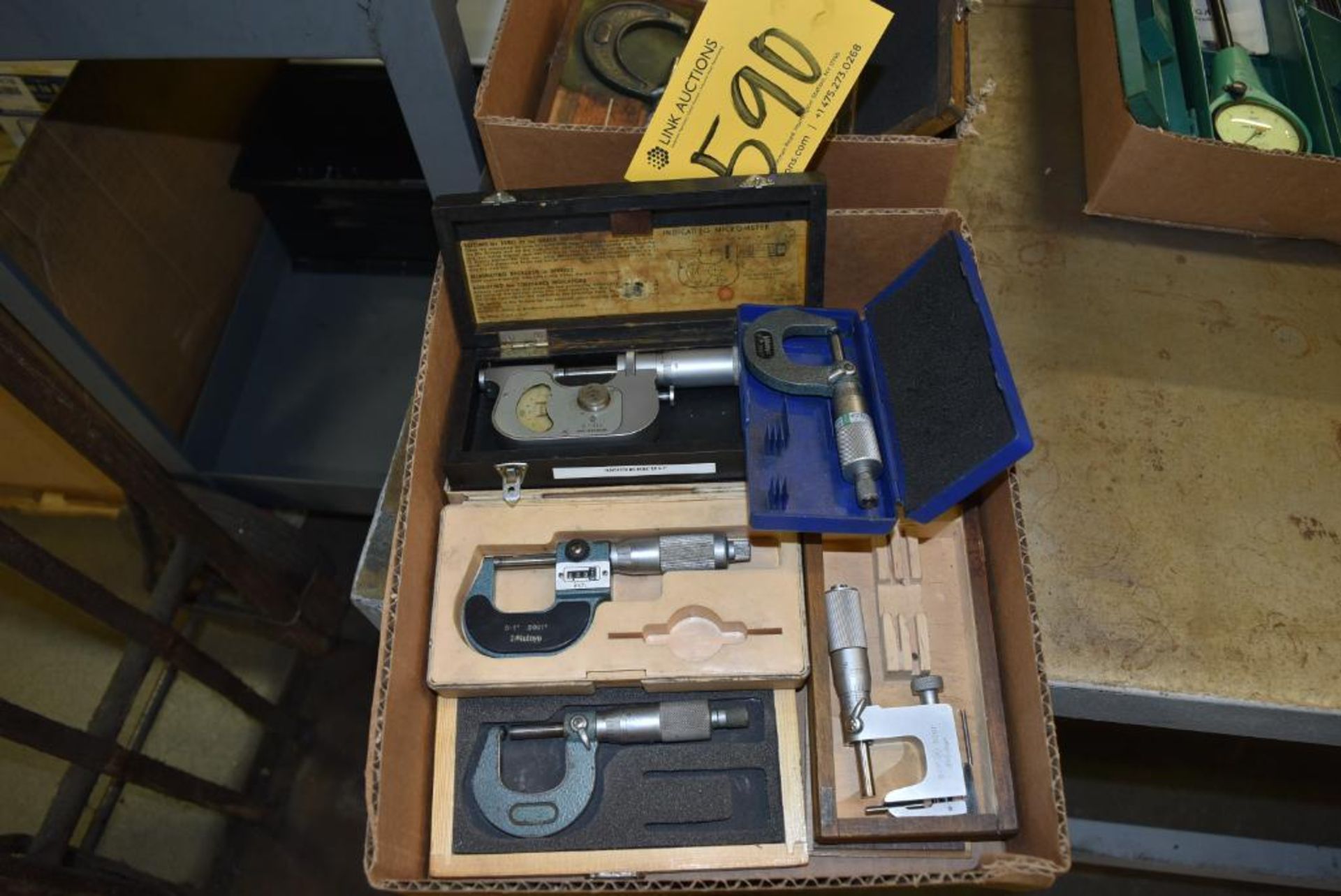 Lot Assorted Micrometers