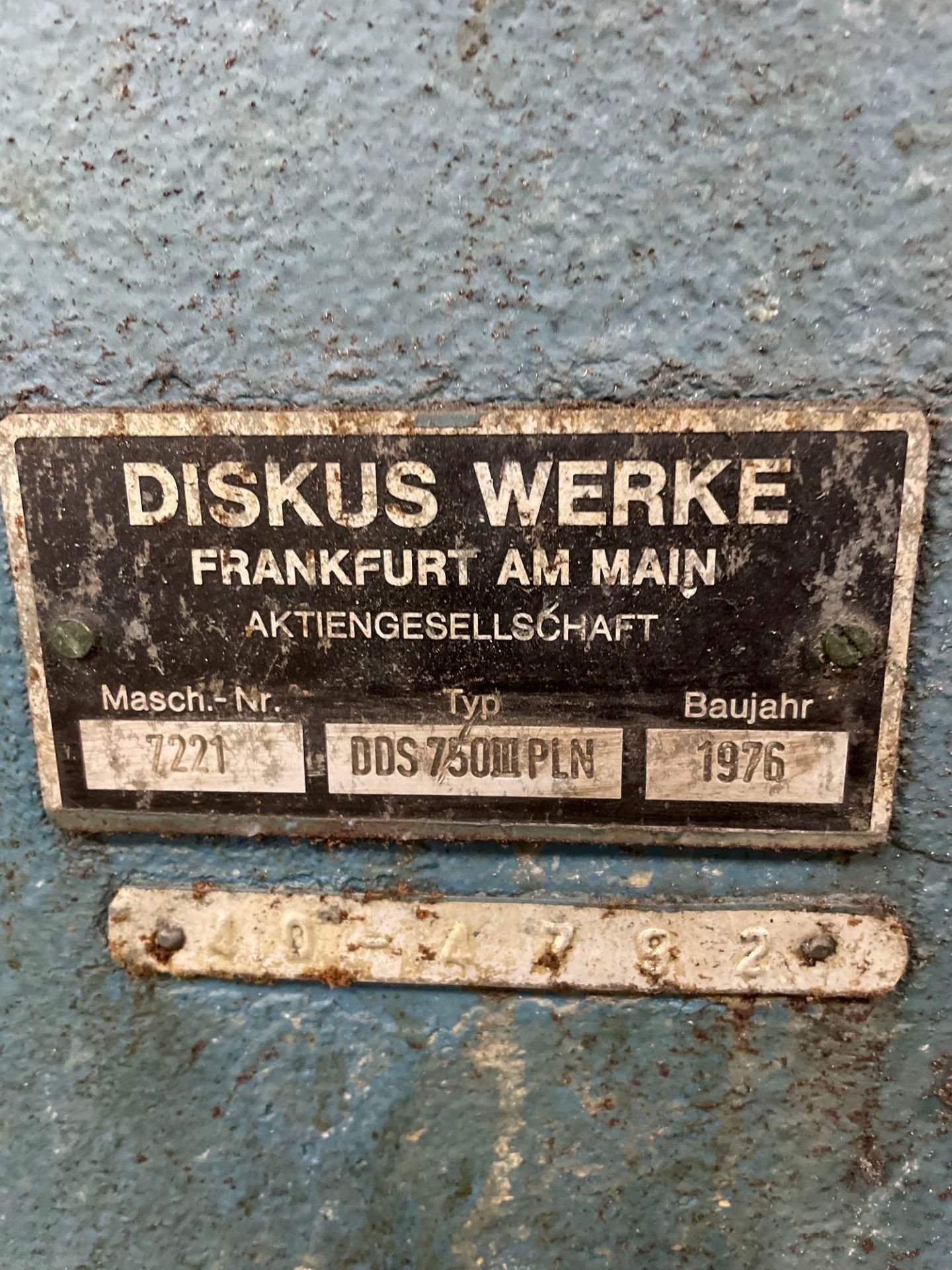 Diskus Werke Model DD5750IIIIPLN Vertical Double Disk Grinder - Image 4 of 17