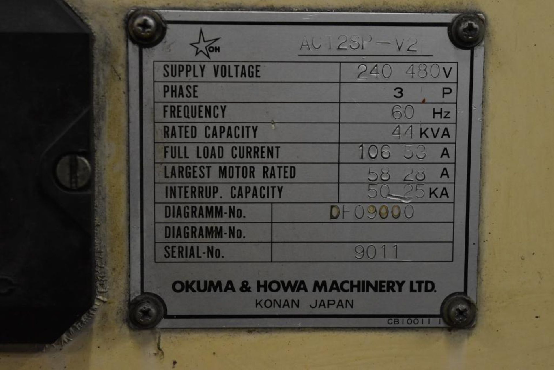 Okuma & Howa Model ACT2SP-V2 CNC Dual Spindle Vertical Lathe - Image 8 of 8