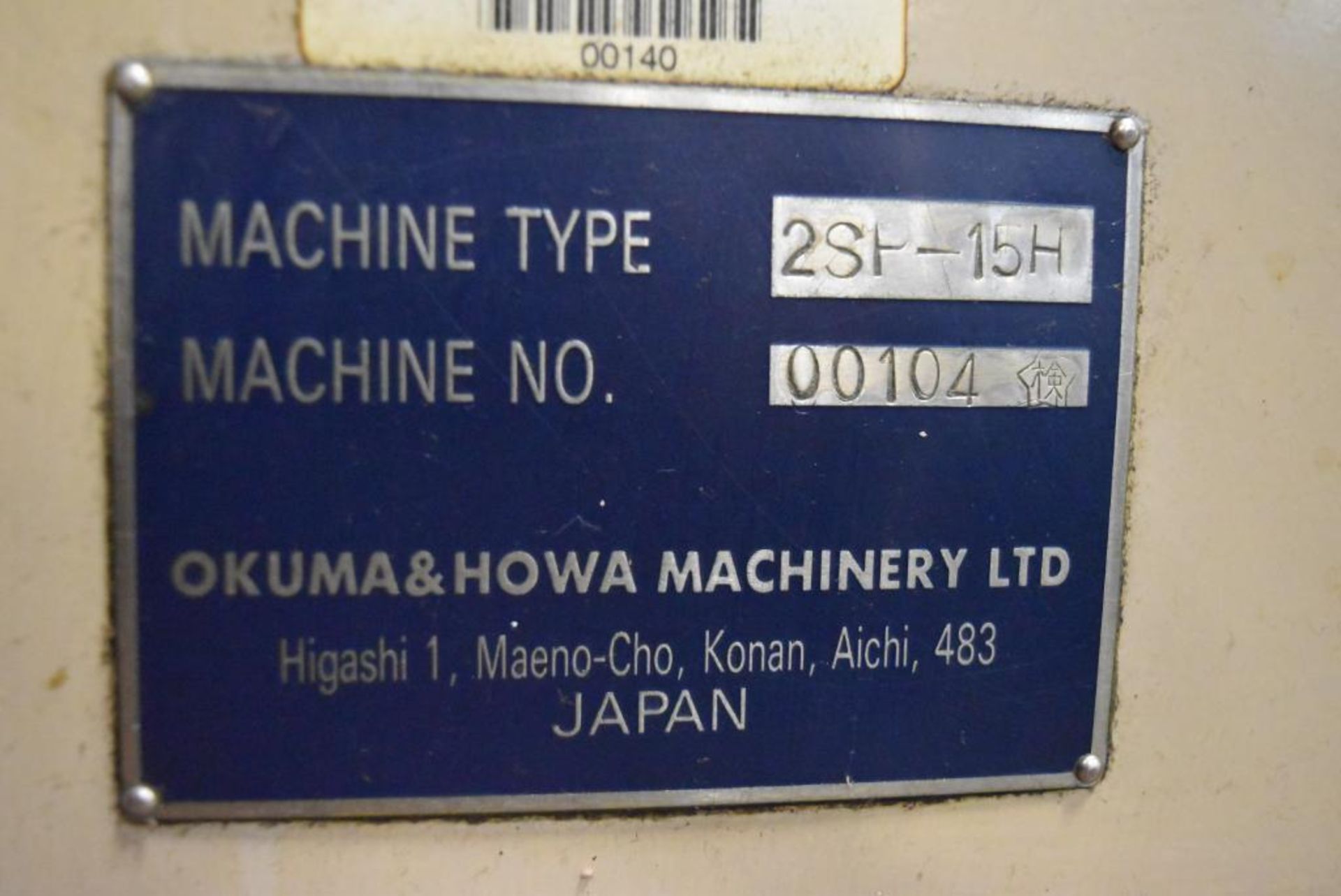 Okuma & Howa Model 2SP-15H CNC Dual Spindle Horizontal Machining Center/Lathe - Image 7 of 7