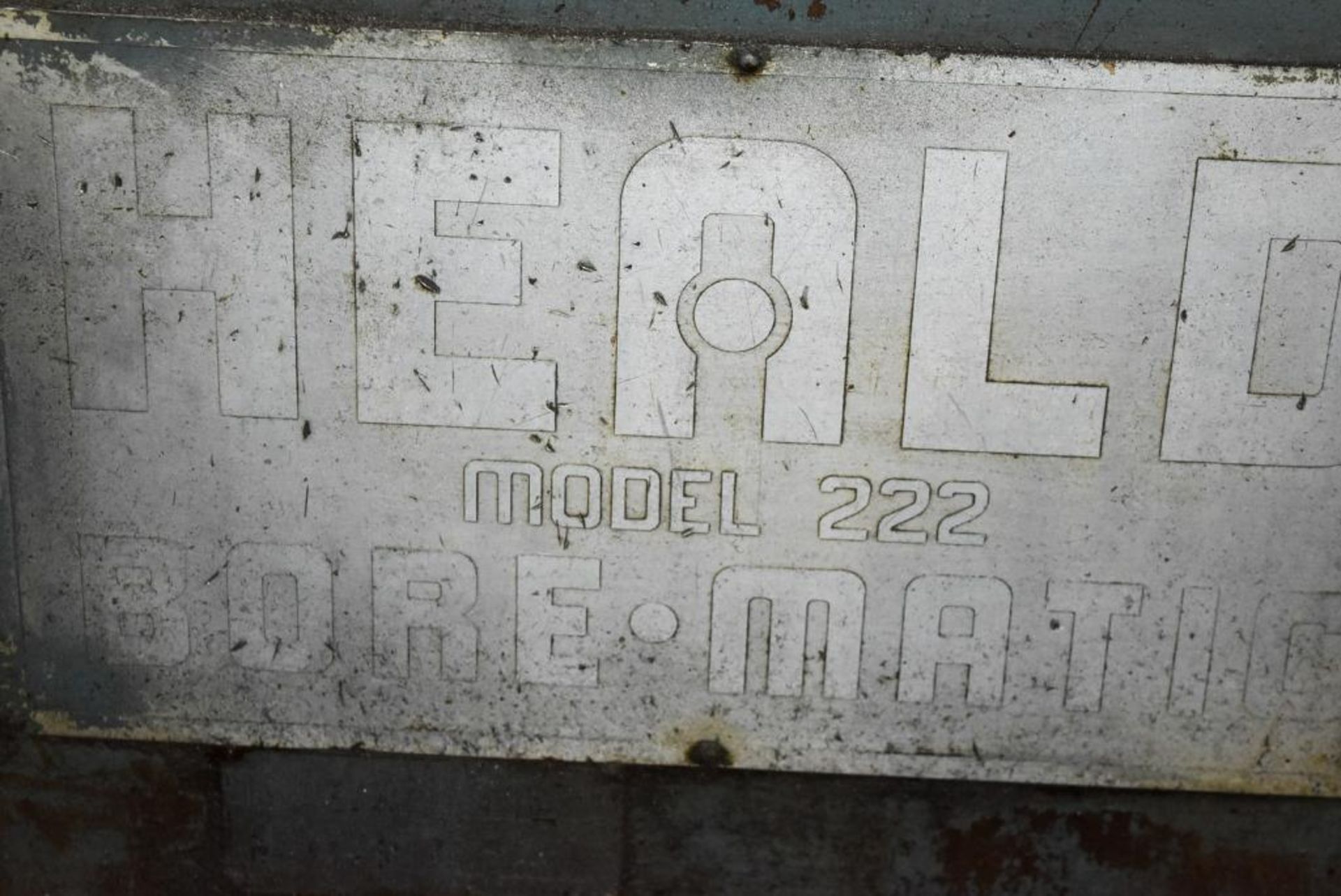 Heald Model 222 Bore-Matic Dual Spindle Horizontal Boring Machine - Image 2 of 5