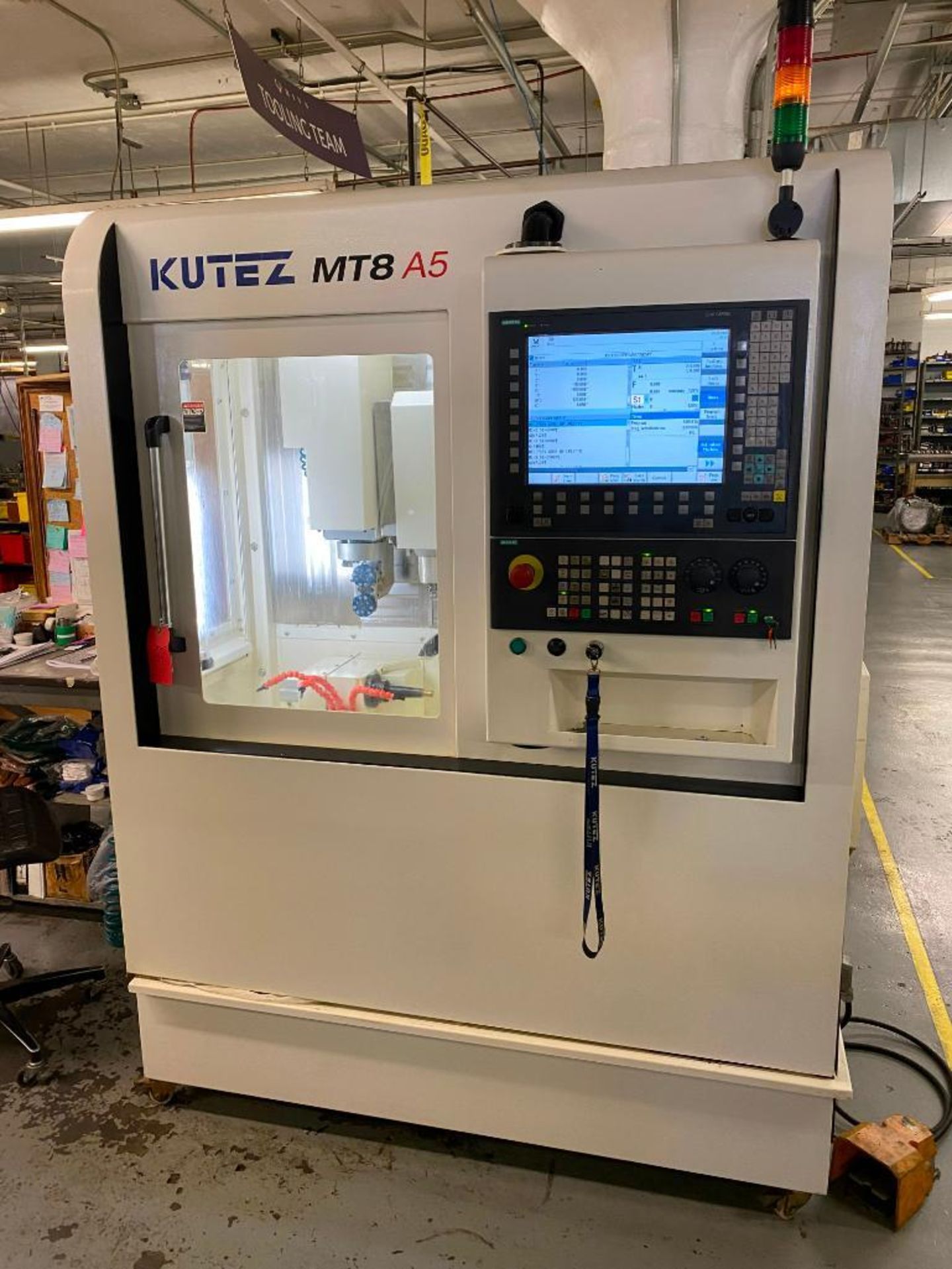 Kutez Model MT8A5 5-Axis CNC Vertical Machining Center For Rings (2016) Low Hours!