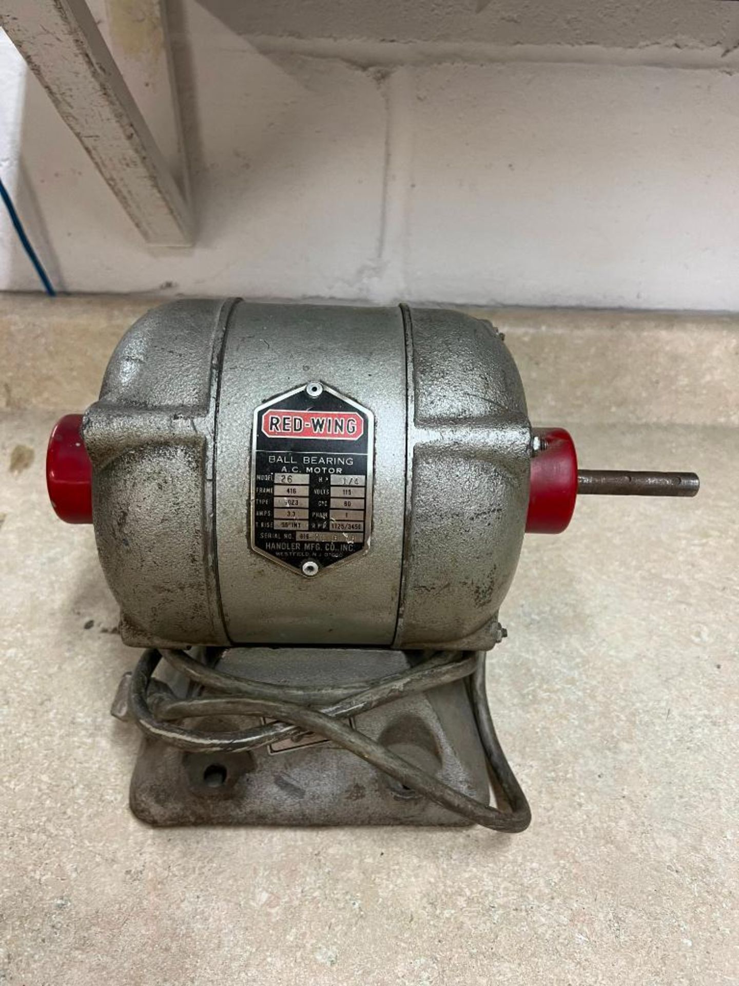 Double Ended Buffing Motor 1 Phase 120V