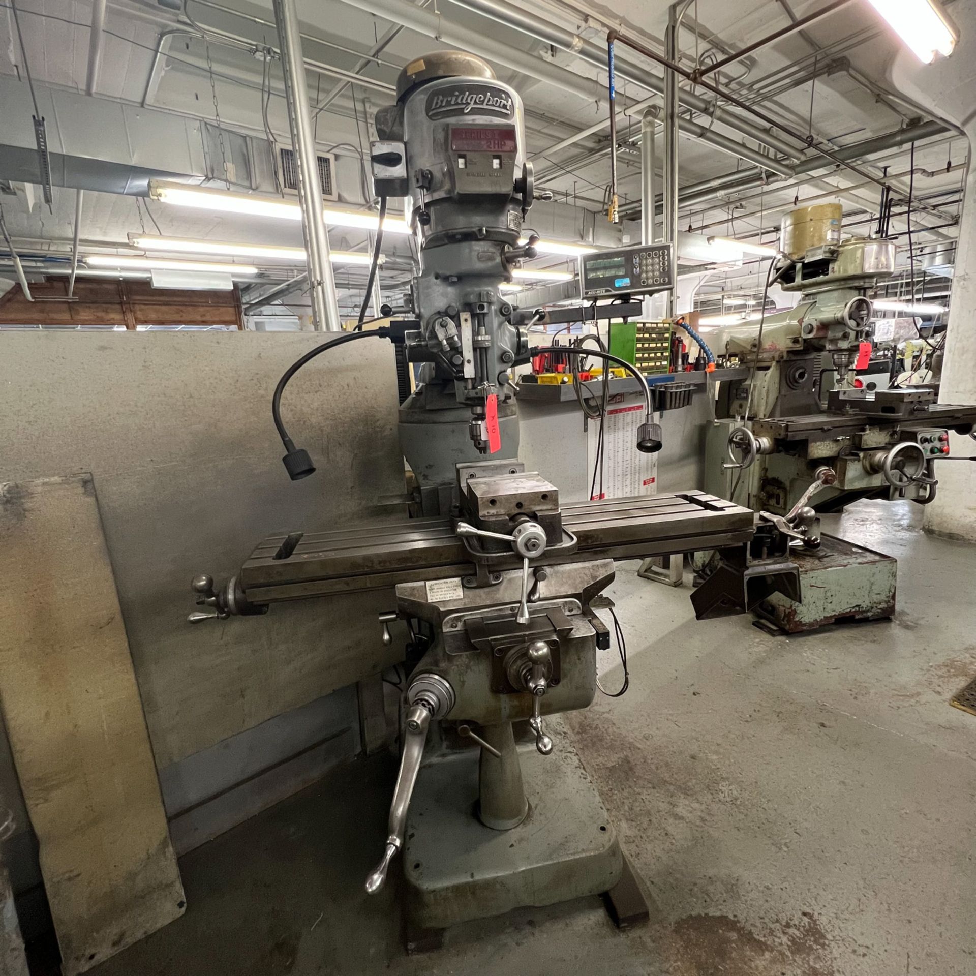 Bridgeport Series I 2HP / 3-Axis Mill With 6" Vise And 2 Axis Acu-Rite Dro Nice!