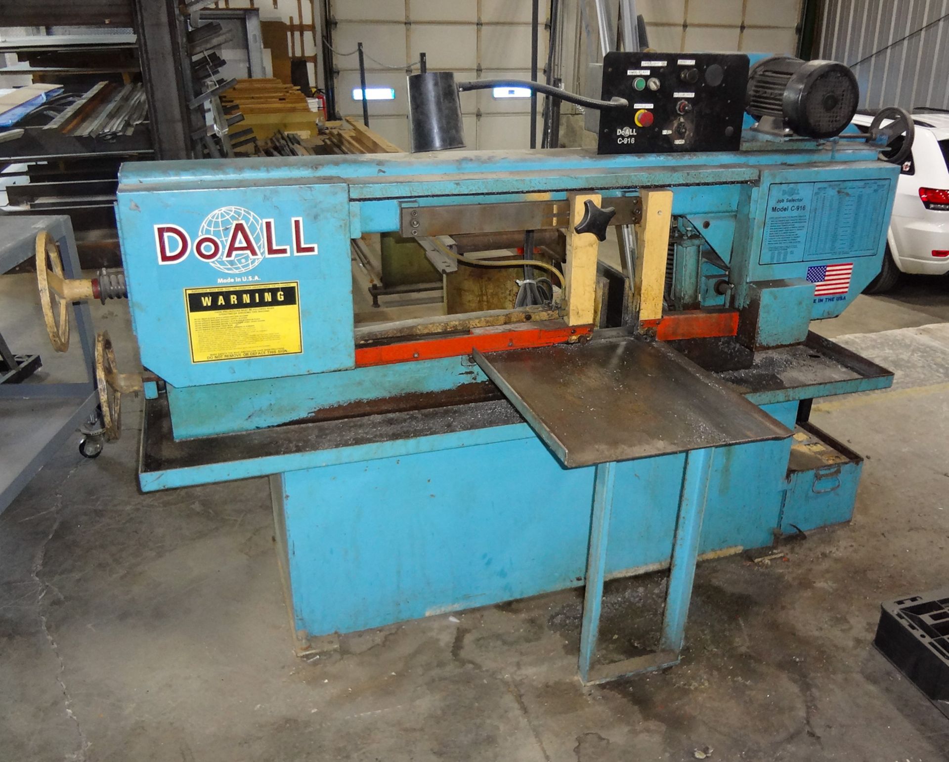 9” X 16” Doall Mdl. C-916M Horizontal Bandsaw - Image 2 of 8