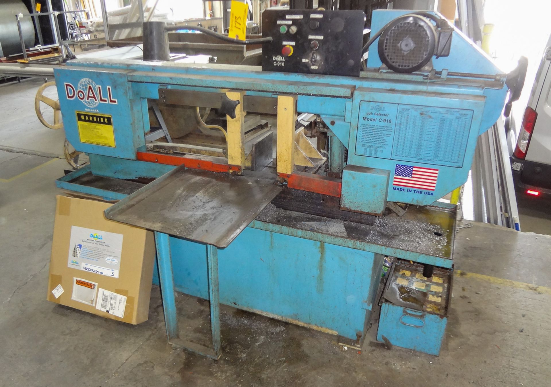 9” X 16” Doall Mdl. C-916M Horizontal Bandsaw