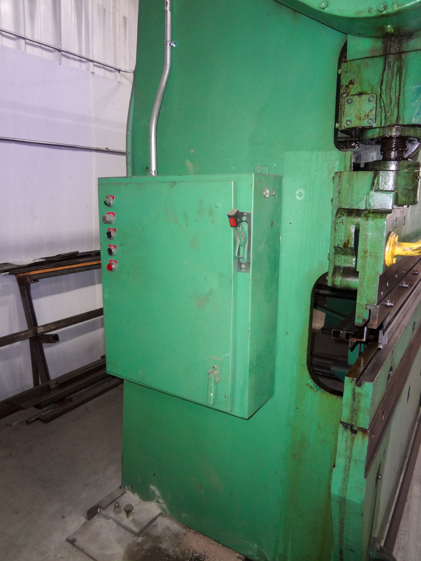 90-Ton X 12’ W/ 2’ Horn (14’O.A.) Wysong Mdl. 90-10 Power Press Brake - Image 5 of 15