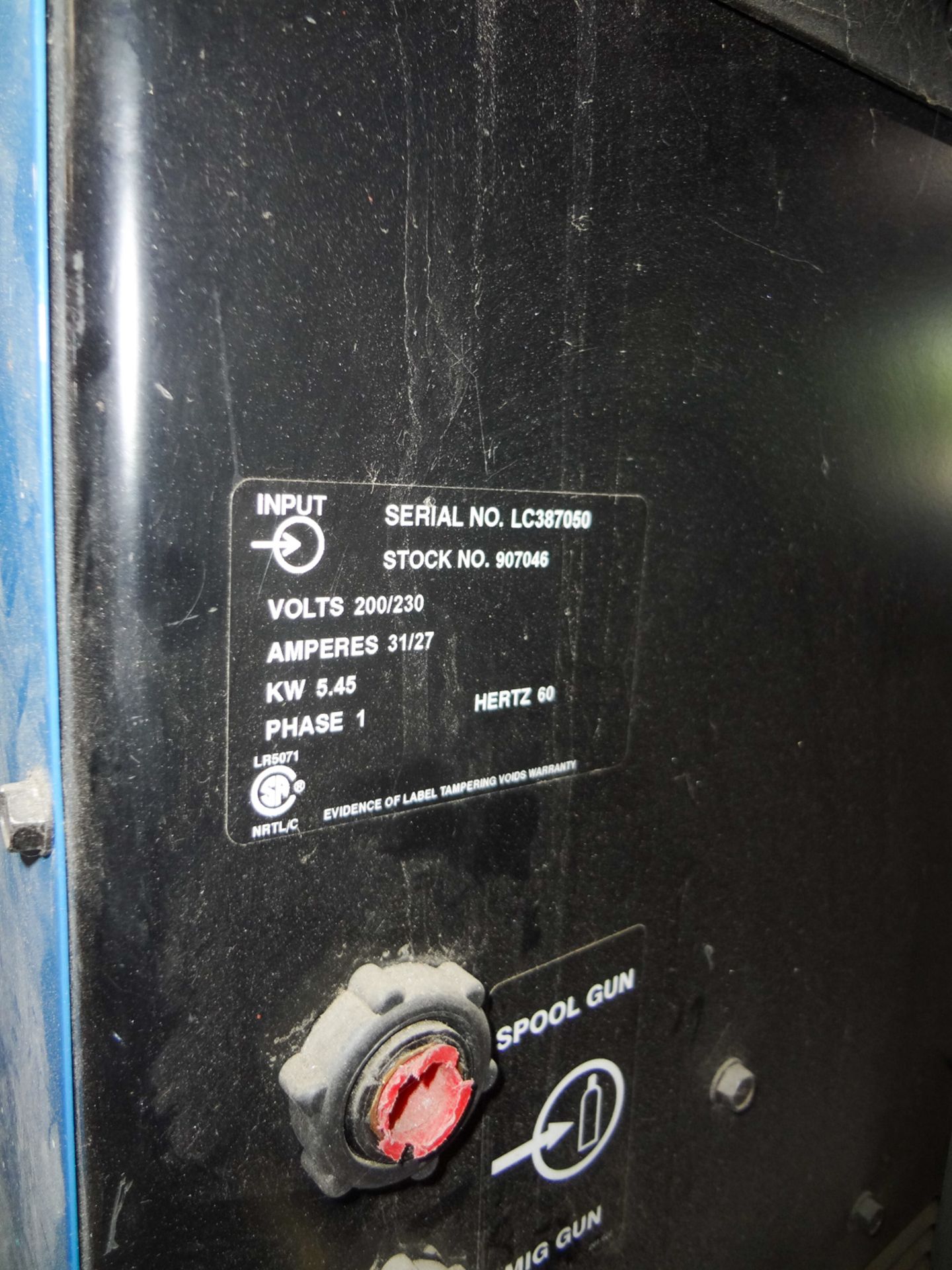 Miller Millermatic 210 160-AMP DC Mig Welder - Image 5 of 5