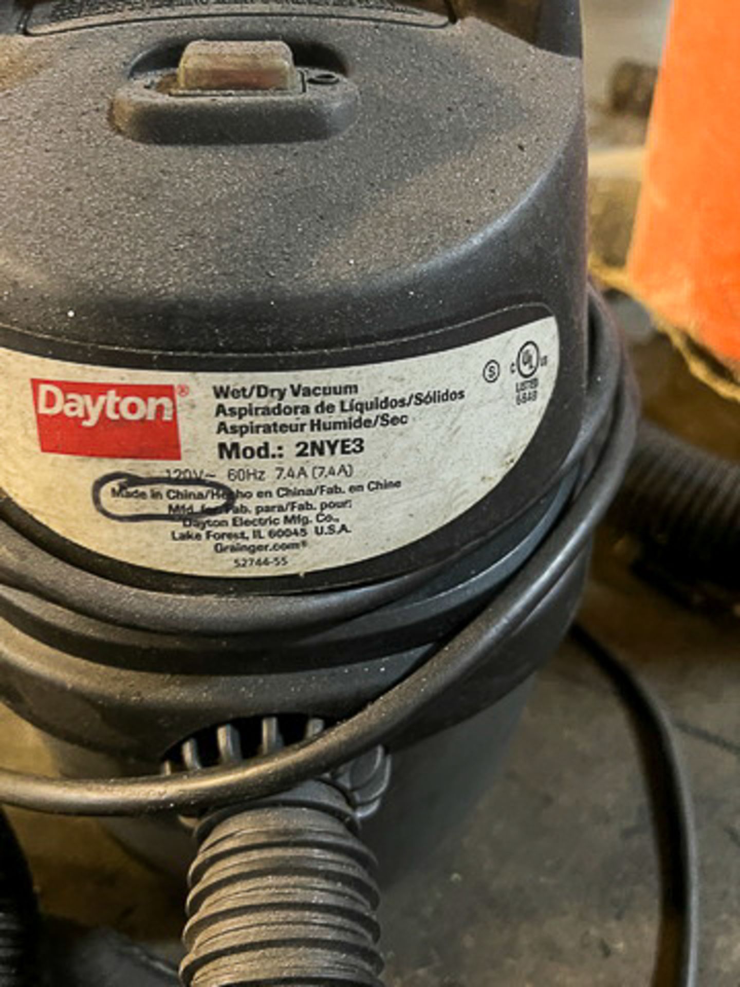 Lot c/o: 4 ea. Wet/Dry Vacuums - Image 6 of 12