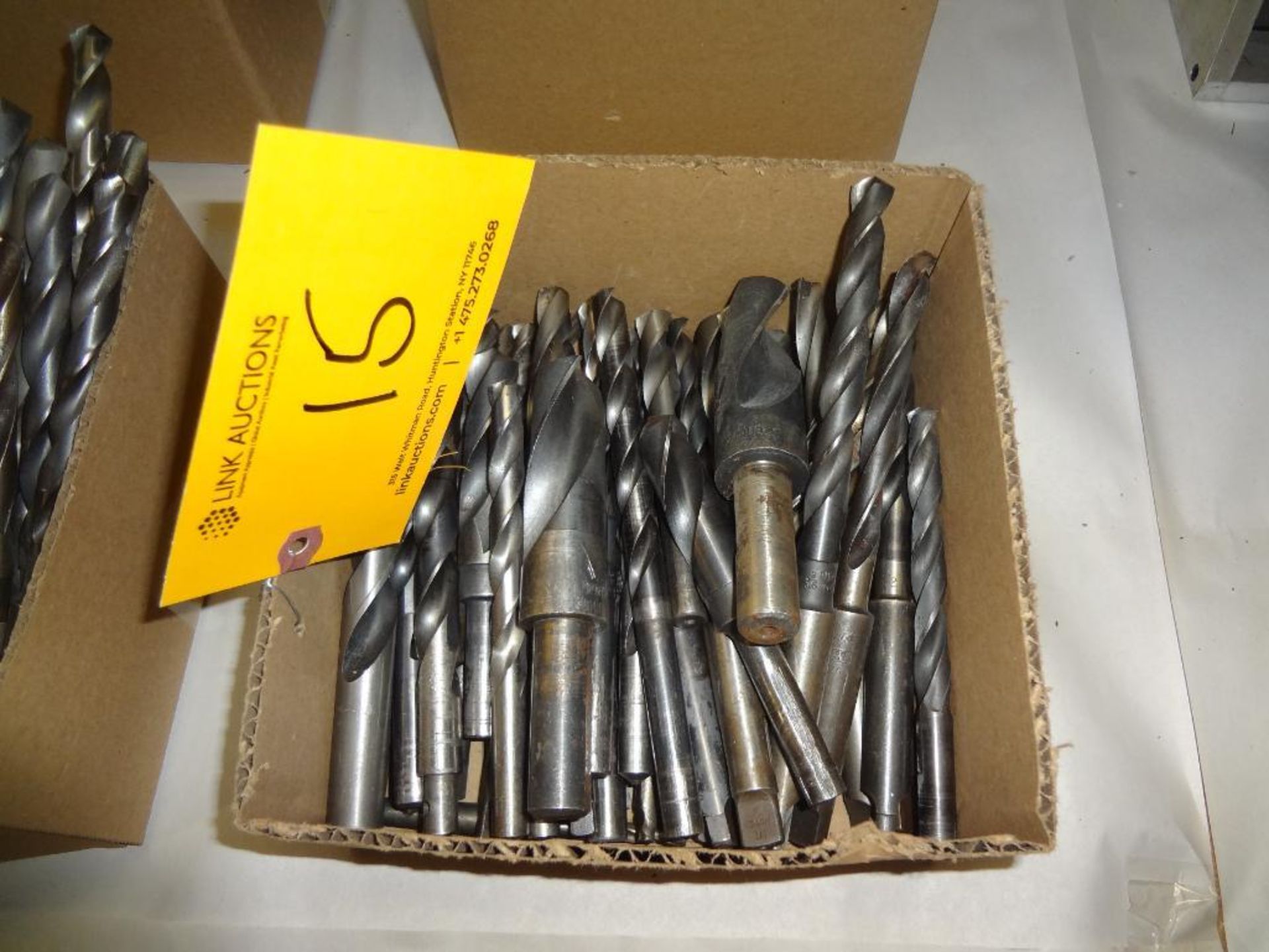 LOT OF ASSORTED HIGH SPEED DRILL BITS