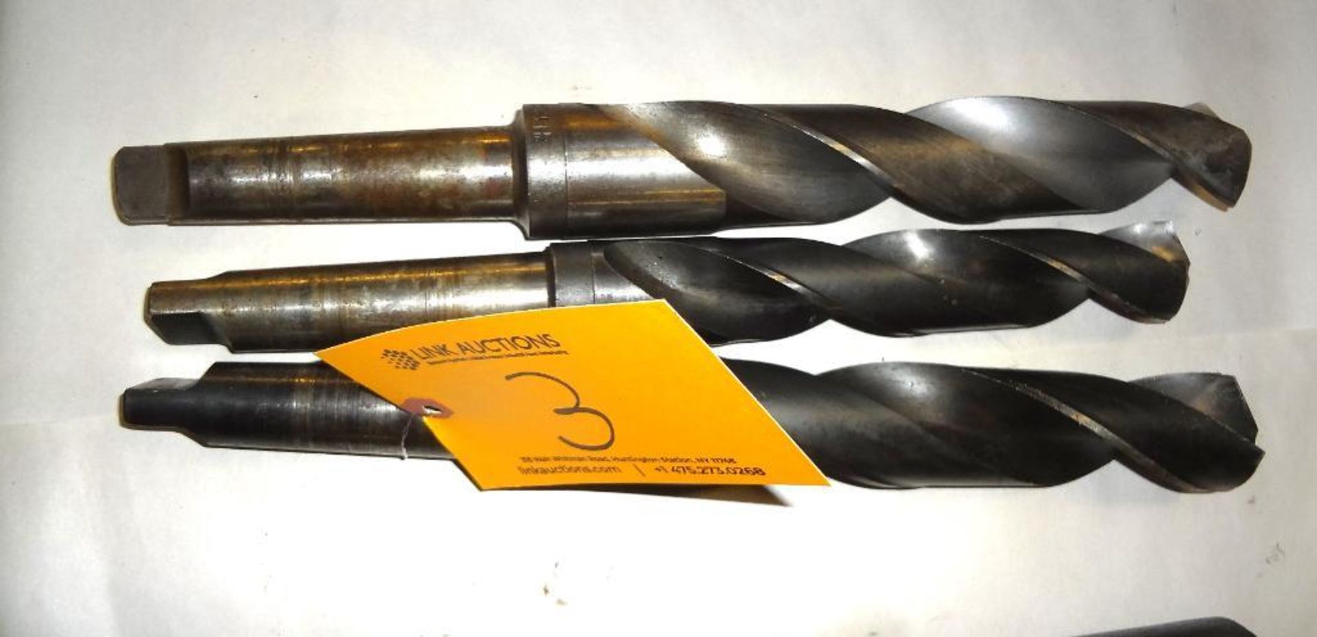 [3] ASSORTED HIGH SPEED DRILL BITS