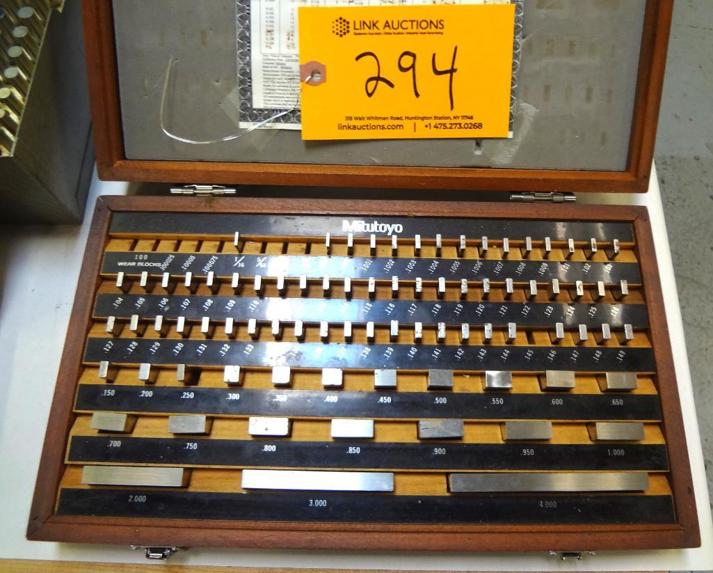 36-Piece Rectangular Steel Gage Block Set – Grade B, 5-3/4" Long, Harden Gauge Blocks