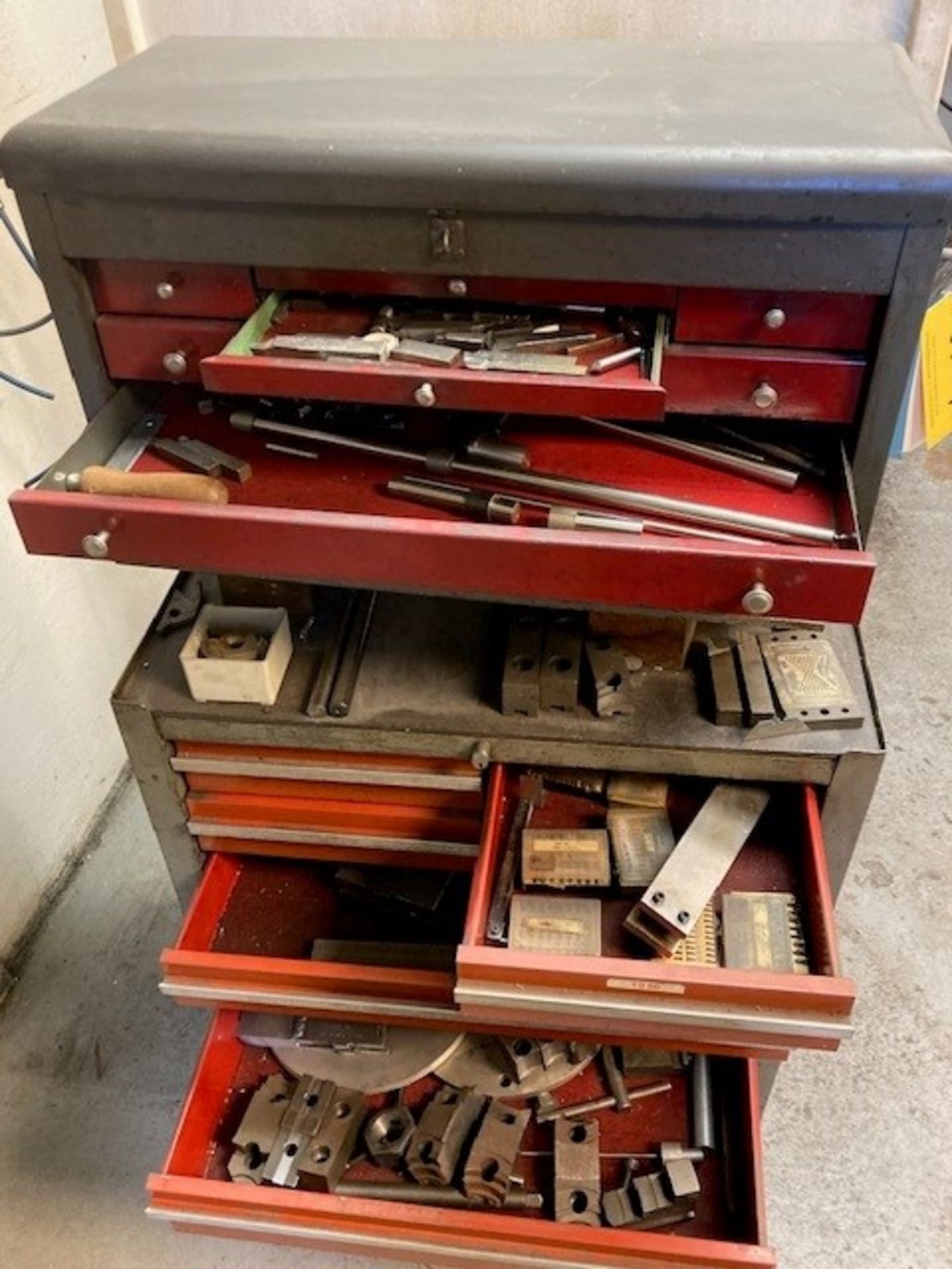 Craftsman 9 Drawer rolling tool cabinet and 7 Drawer tool box - Image 2 of 2