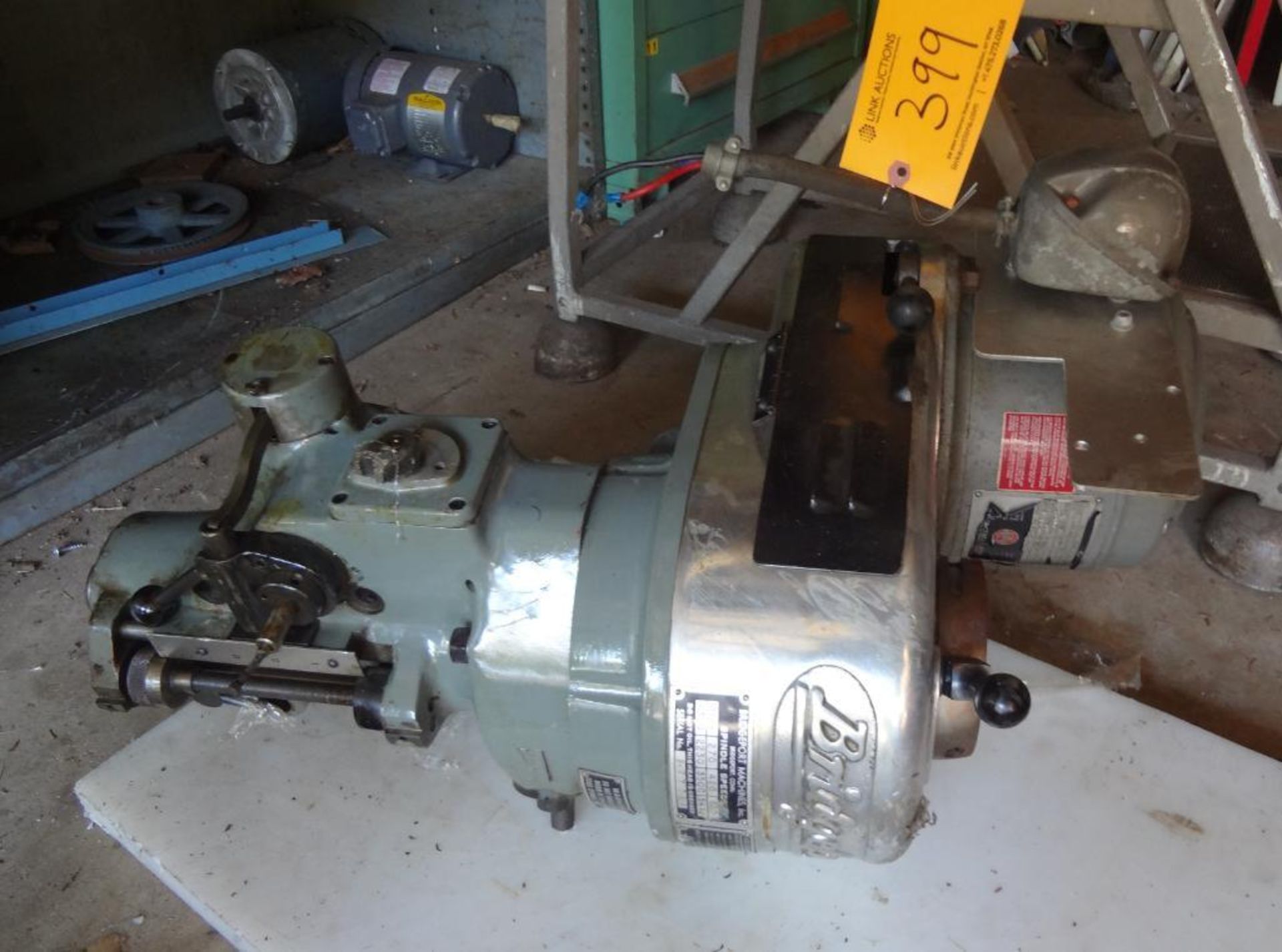 BRIDGEPORT VERTICAL MILLING HEAD, W/ SPINDLE SPEEDS 160-5400 RPM