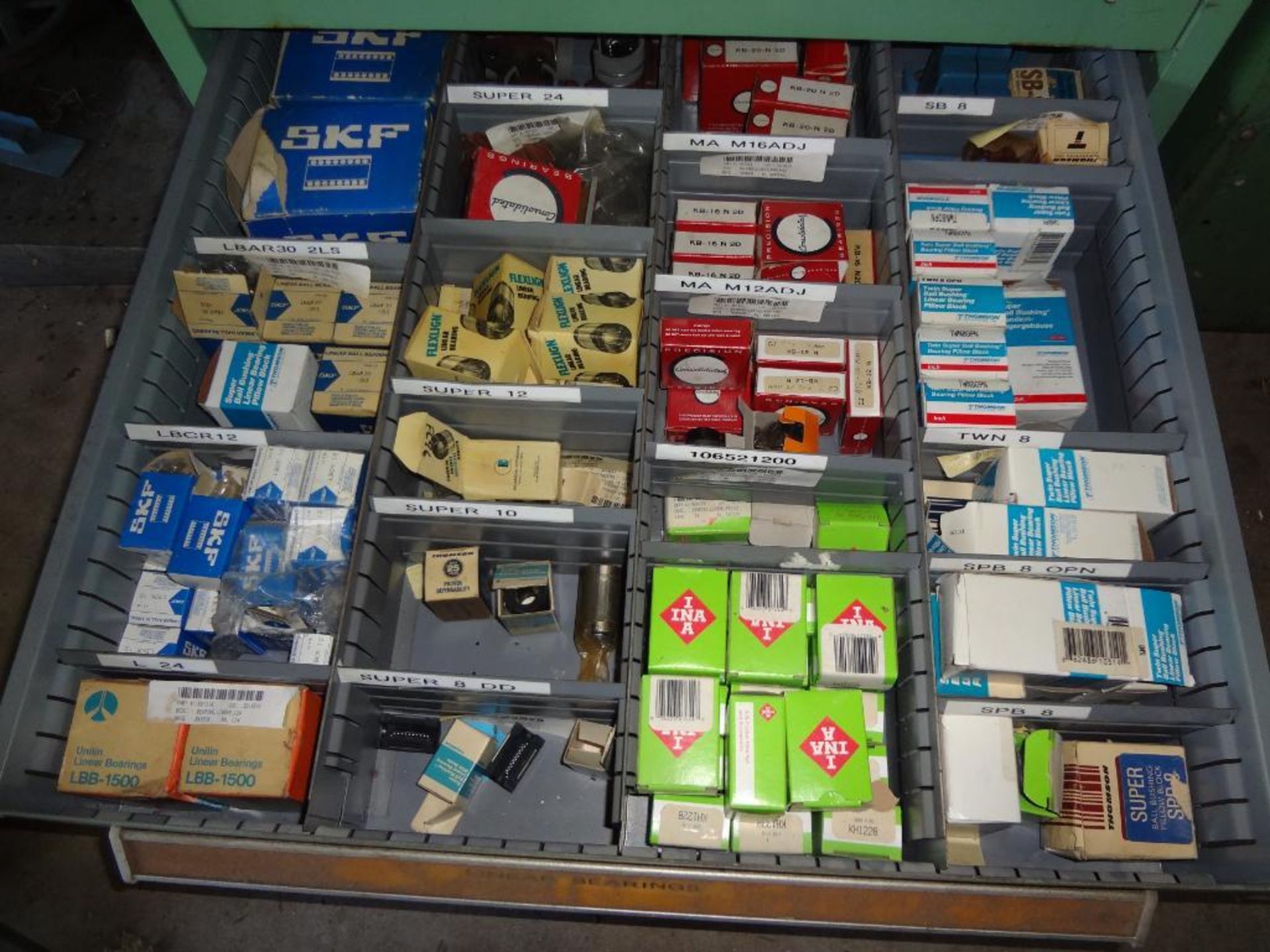 CONTENTS OF STORAGE CABINET, INCLUDING: ASSORTED BEARINGS - Image 10 of 11