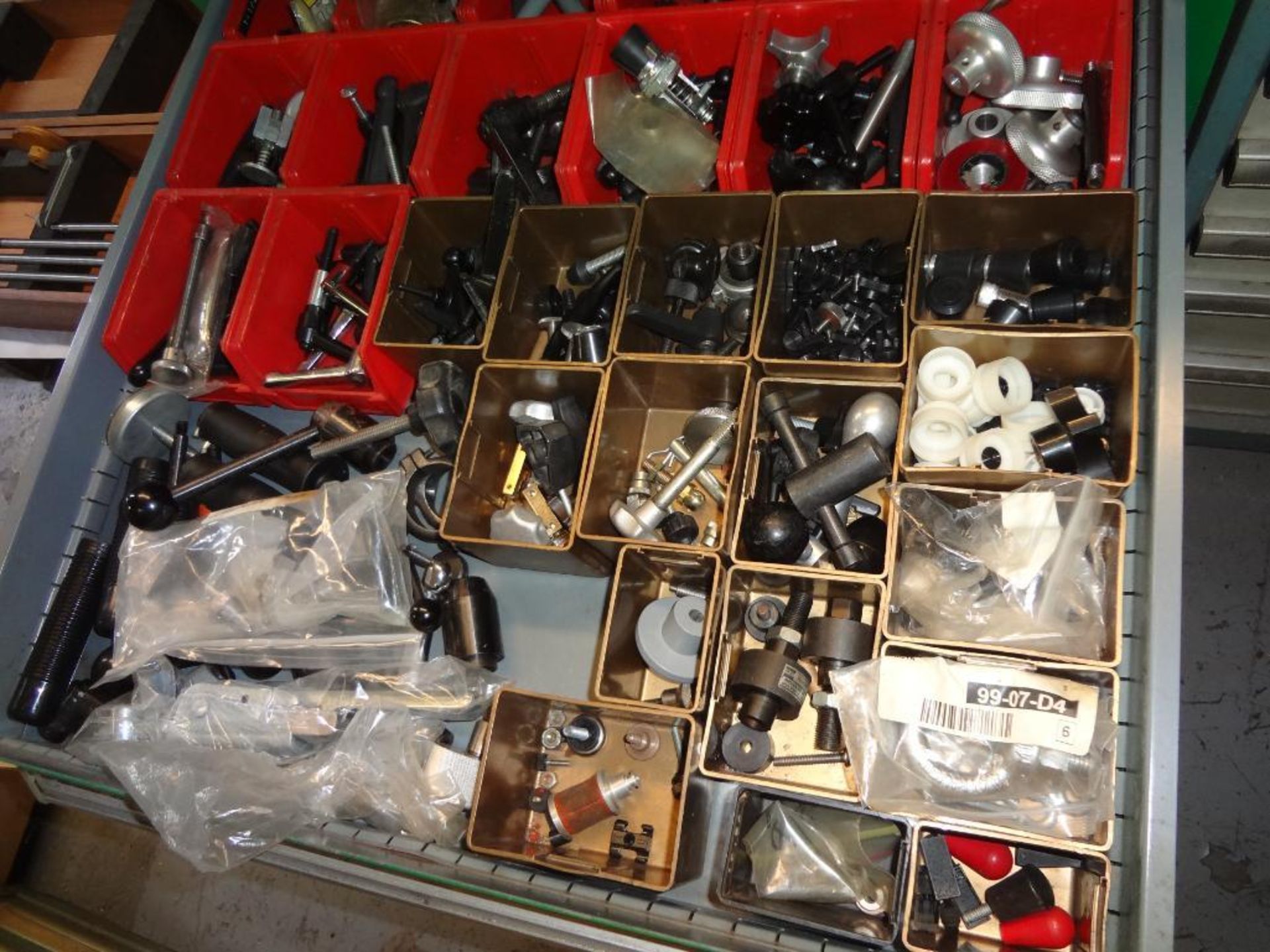 CONTENTS OF STORAGE CABINET, INCLUDING: ASSORTED STAINLESS STEEL SCREWS, COTTER PINS, MISCELLANEOUS - Image 7 of 9
