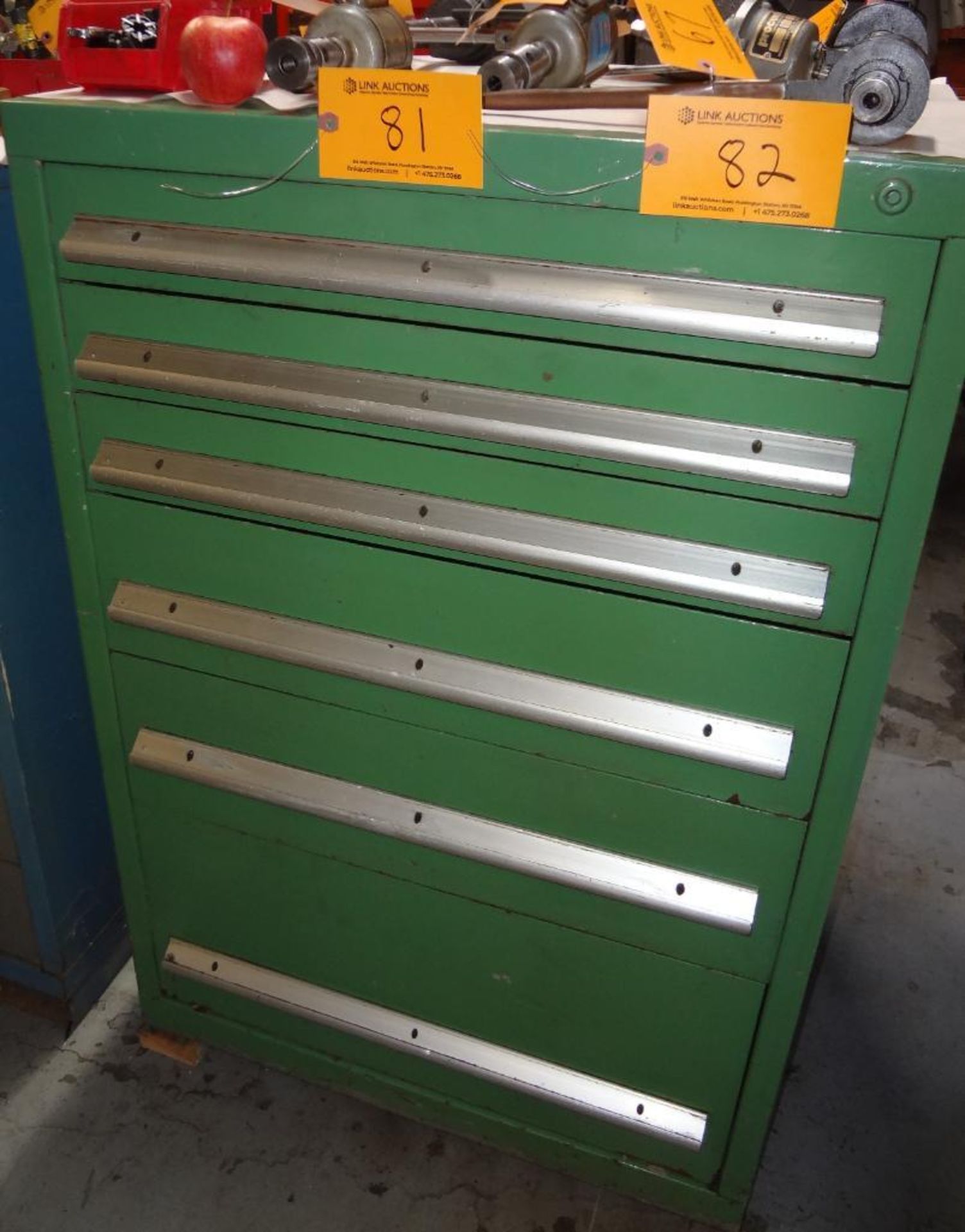 6-DRAWER TOOL STORAGE CABINET (NO CONTENTS)