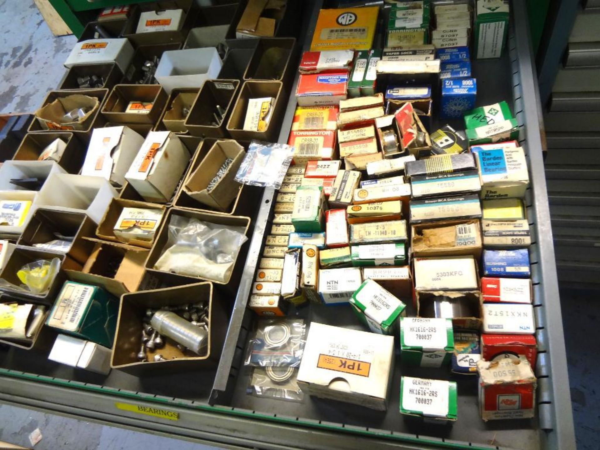 CONTENTS OF STORAGE CABINET, INCLUDING: ASSORTED STAINLESS STEEL SCREWS, COTTER PINS, MISCELLANEOUS - Image 4 of 9