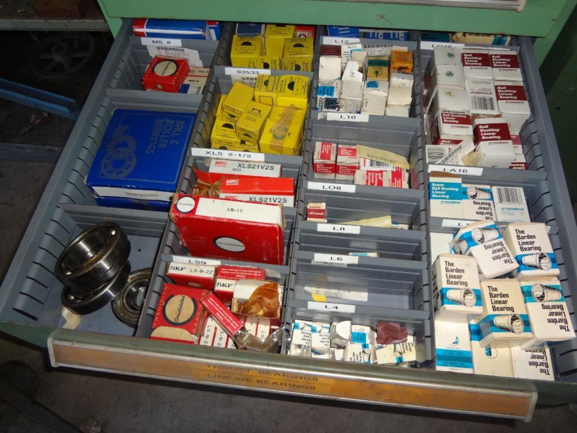 CONTENTS OF STORAGE CABINET, INCLUDING: ASSORTED BEARINGS - Image 9 of 11