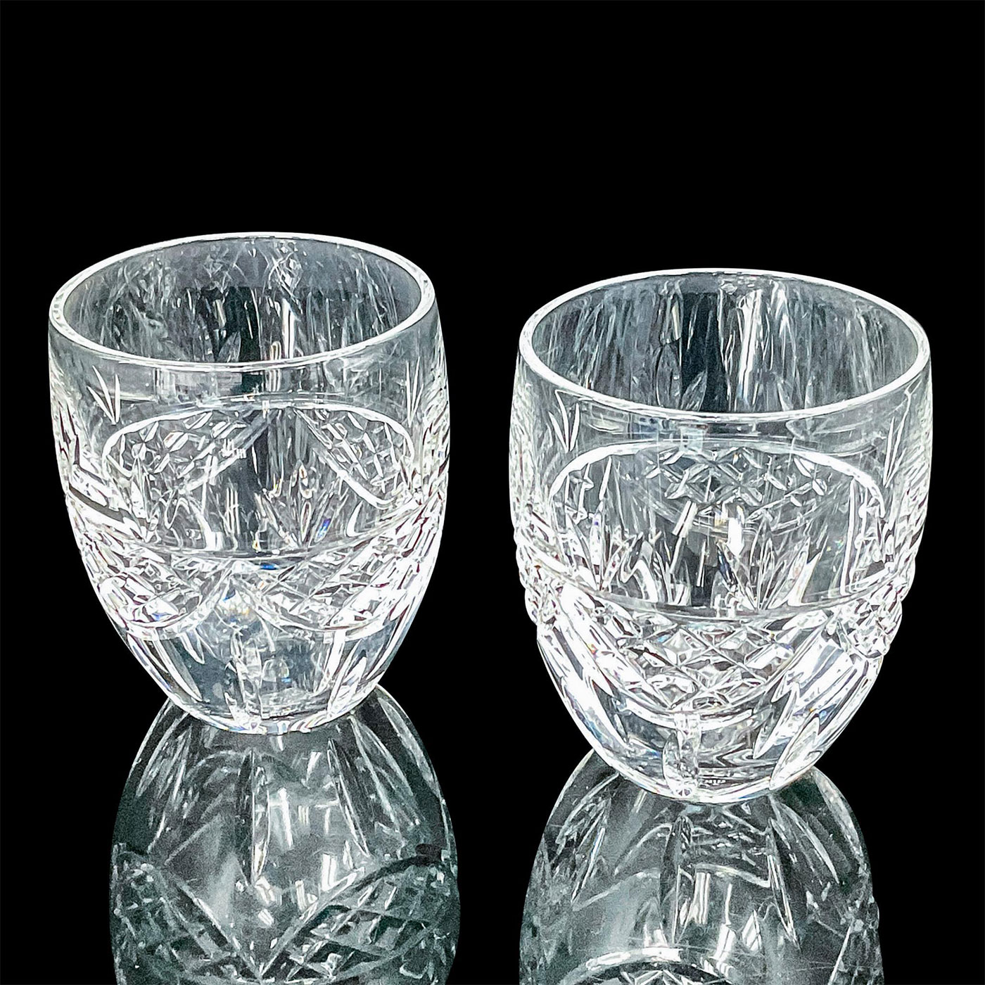 2pc Waterford Crystal Society Patriot Cups