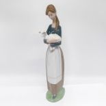 Girl With Lamb 1004505 - Lladro Porcelain Figurine