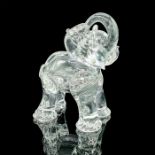 Vintage Glass Elephant Sculpture