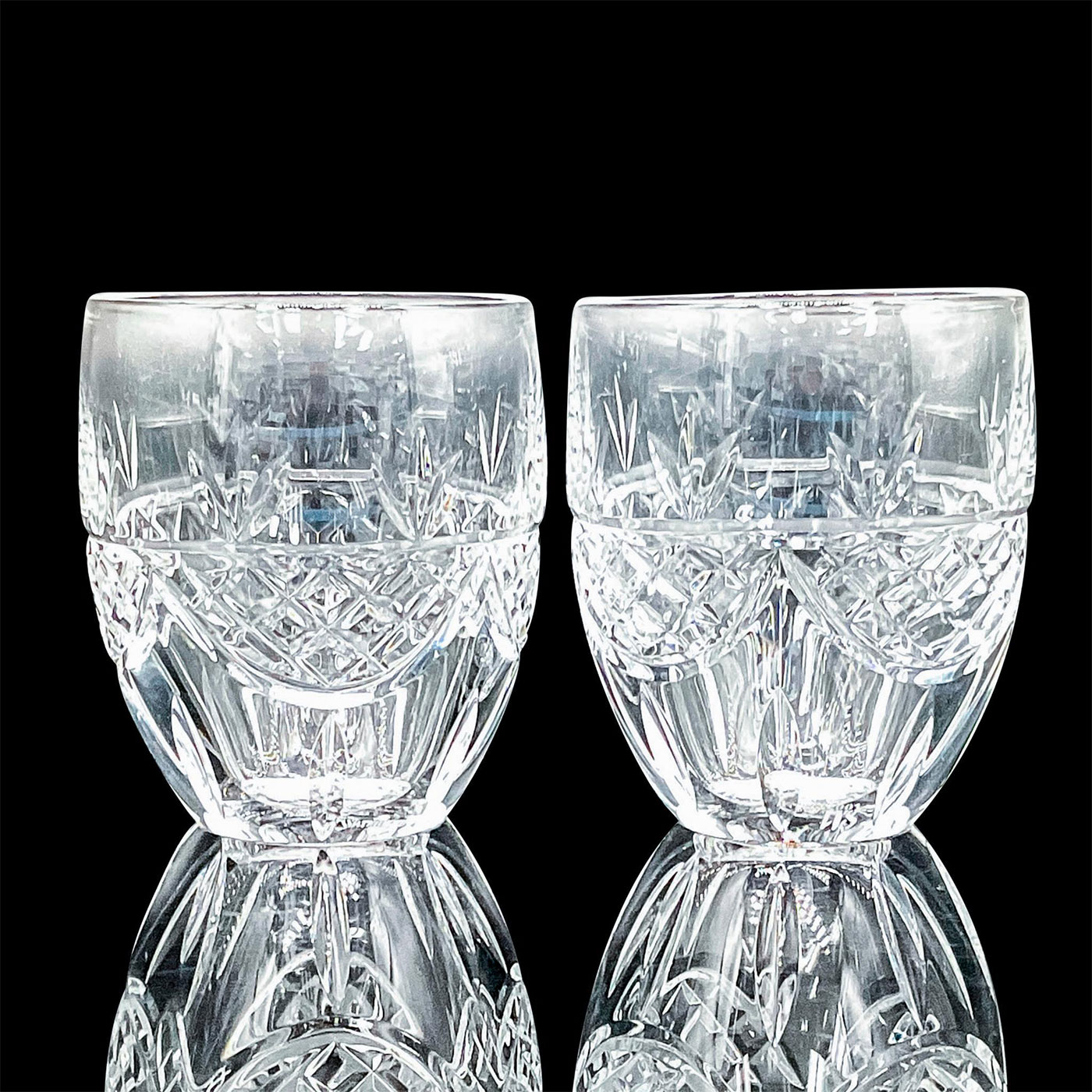 2pc Waterford Crystal Society Patriot Cups