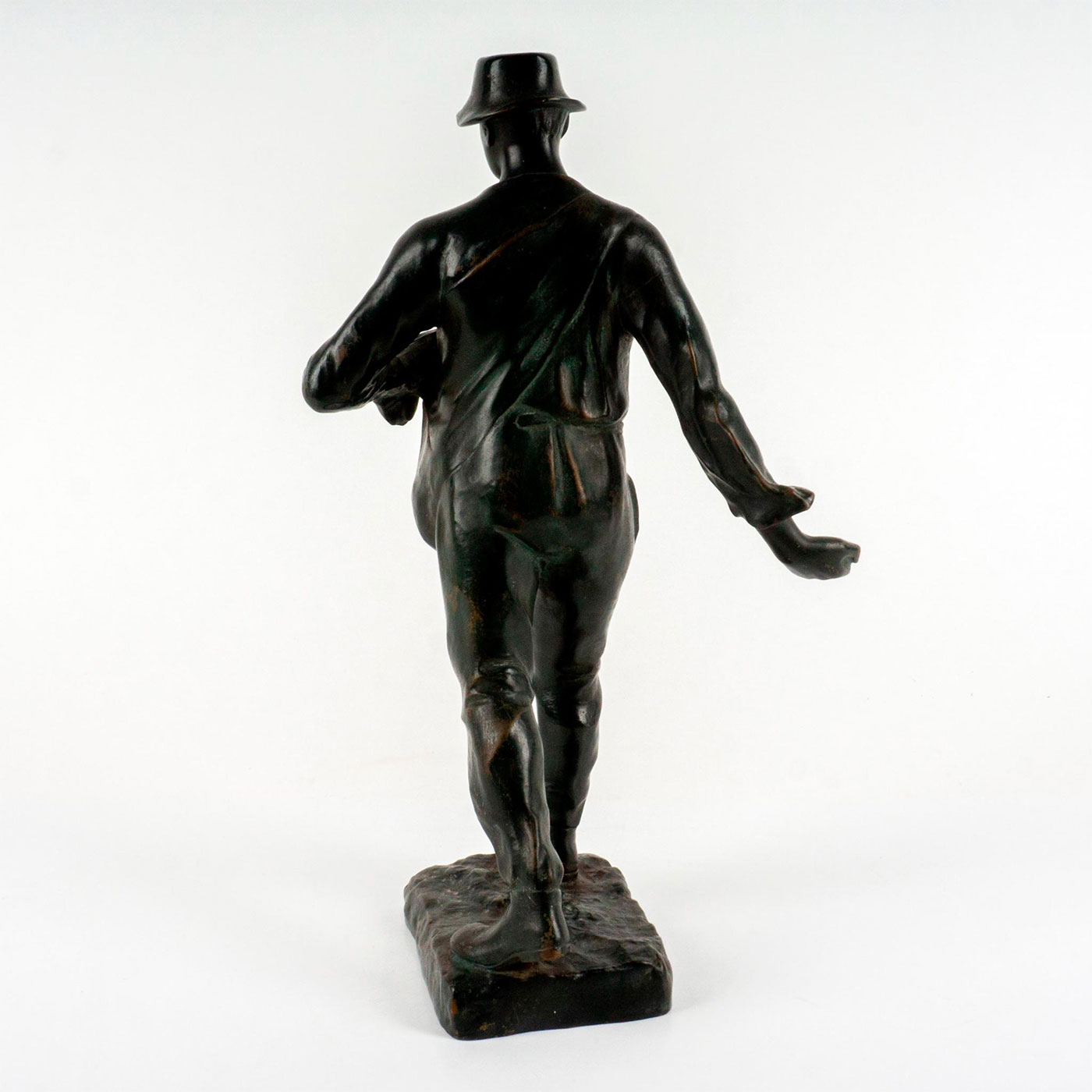 After Ernst Beck (Austrian, 1879 - 1941) Bronze Sculpture, The Sower - Image 2 of 3