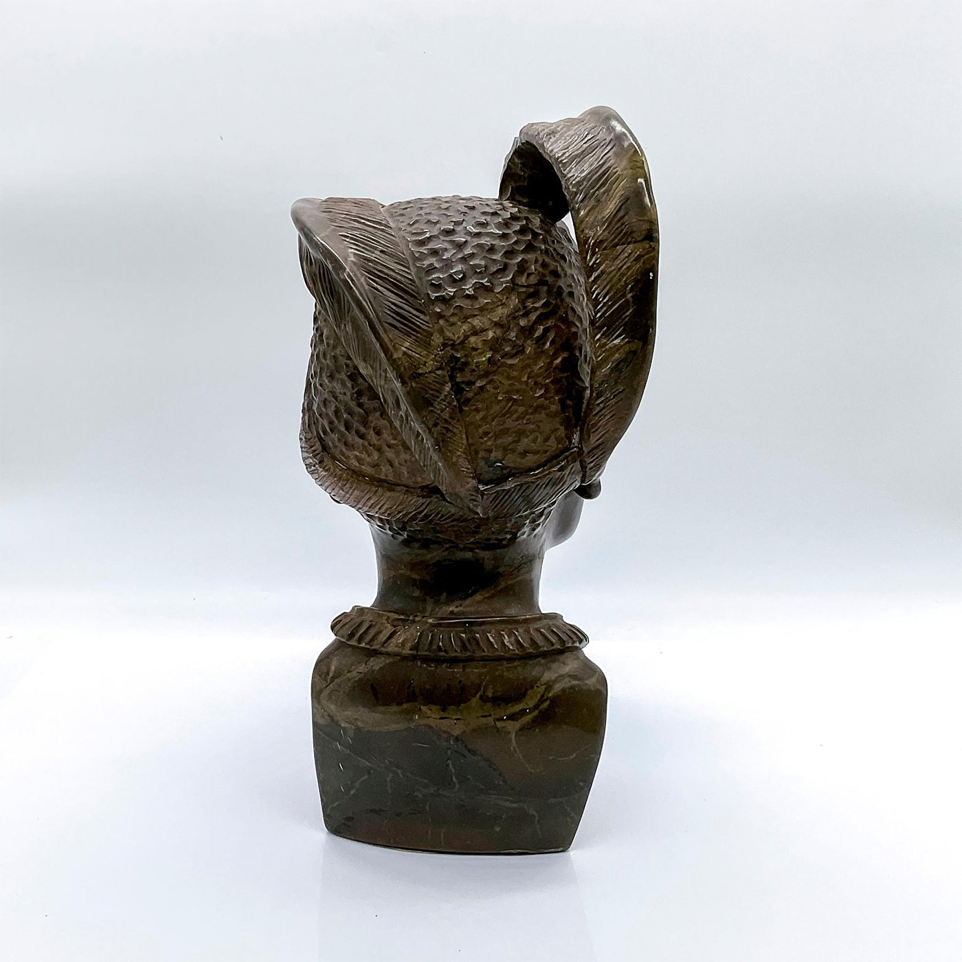 Masimba Kashiri African Hand Carved Verdite Stone Bust - Image 3 of 5