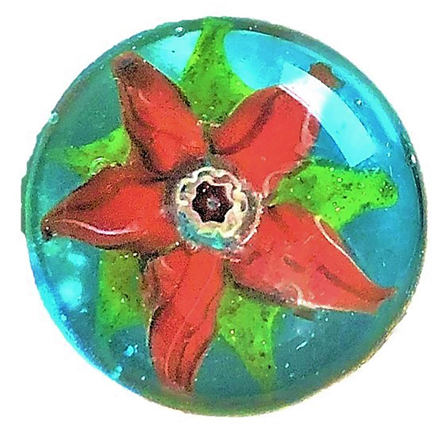 A SMALL CARD OF DIVISION 3 PAPERWEIGHT GLASS BUTTONS - Image 3 of 5