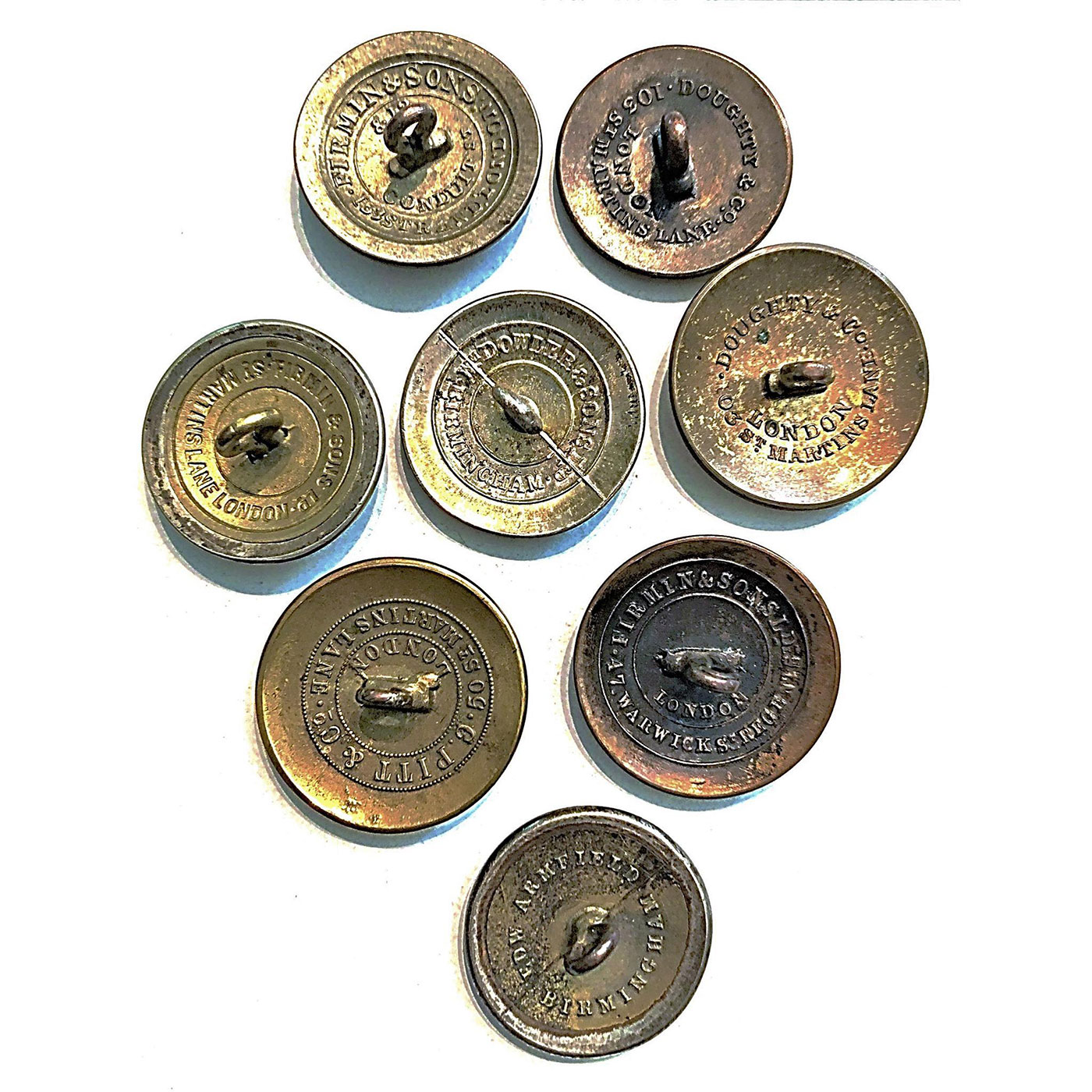 A SMALL CARD OF ASSORTED DIV 1 CREST BUTTONS - Image 6 of 6