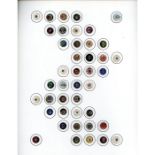 1 CARD OF ASSORTED DIVISION ONE PEARL BUTTONS