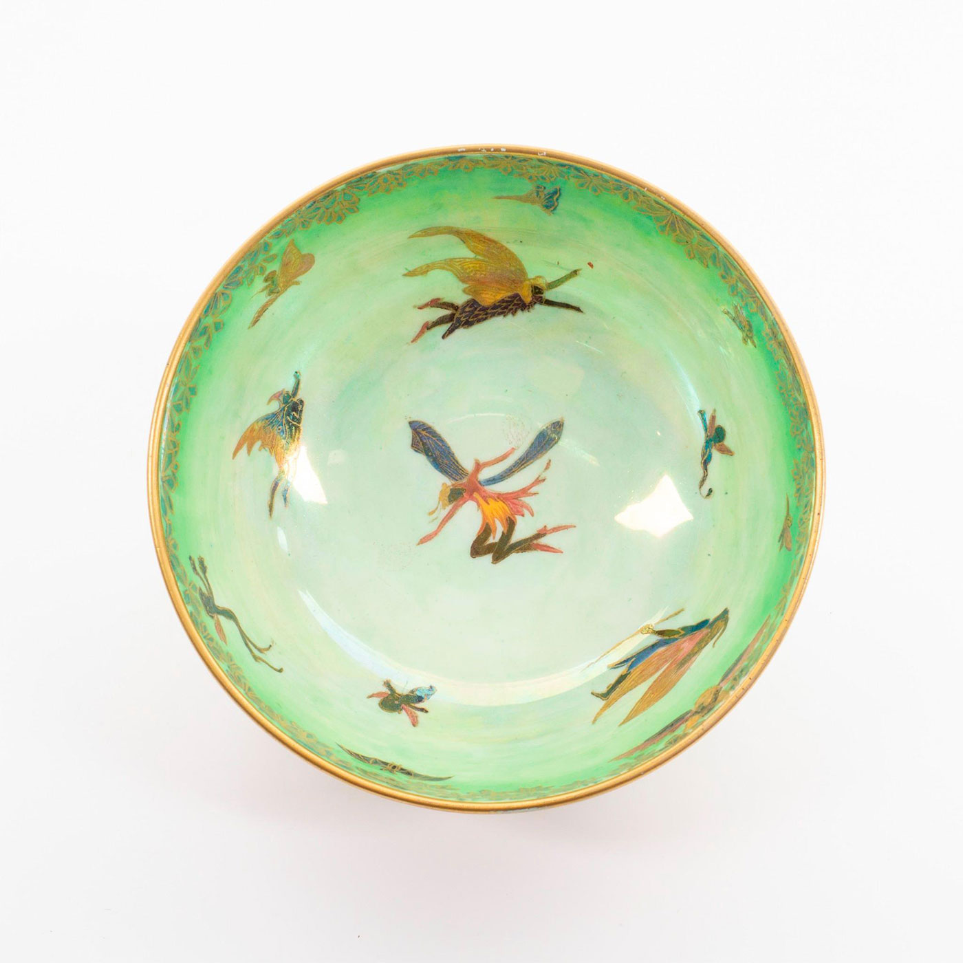 Wedgwood Flame Fairyland Lustre Imperial Bowl - Image 5 of 6