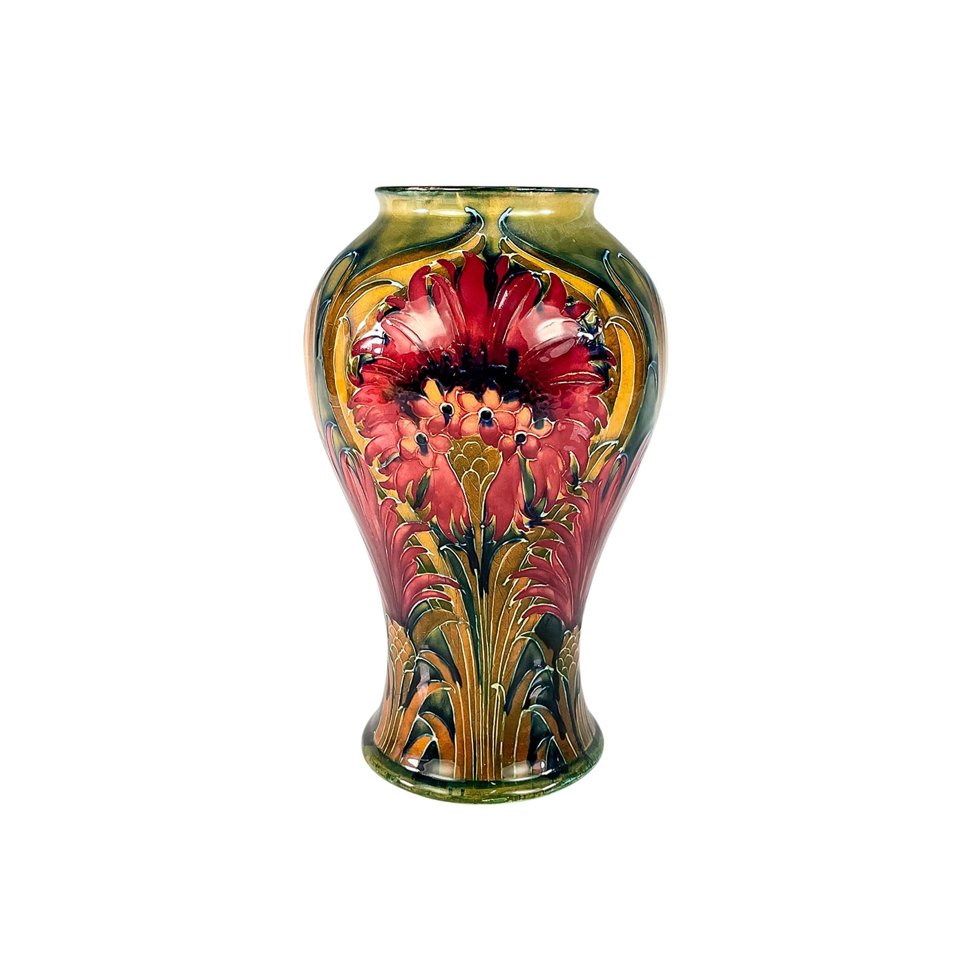 Moorcroft Pottery Vase, Revived Cornflower