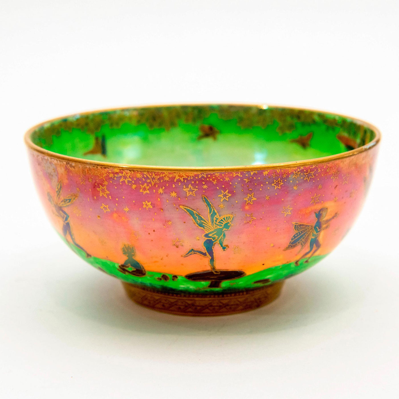 Wedgwood Flame Fairyland Lustre Imperial Bowl - Image 2 of 6