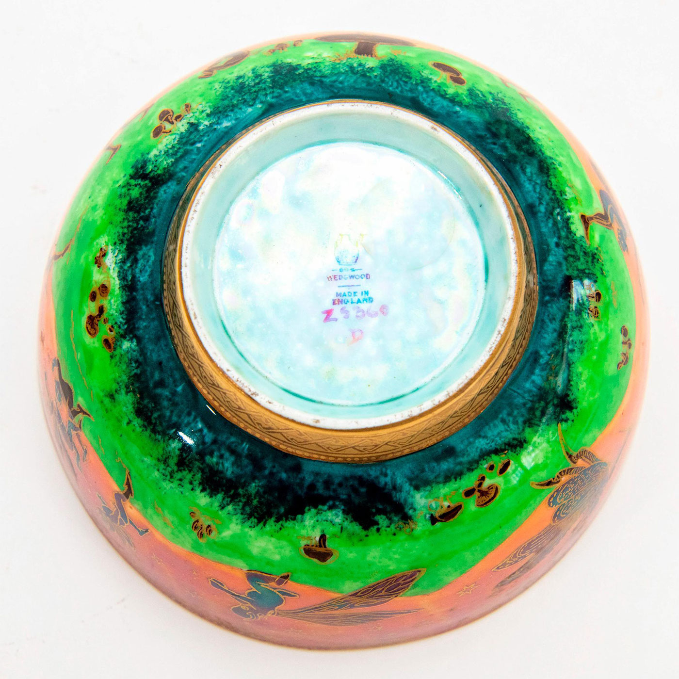 Wedgwood Flame Fairyland Lustre Imperial Bowl - Image 4 of 6