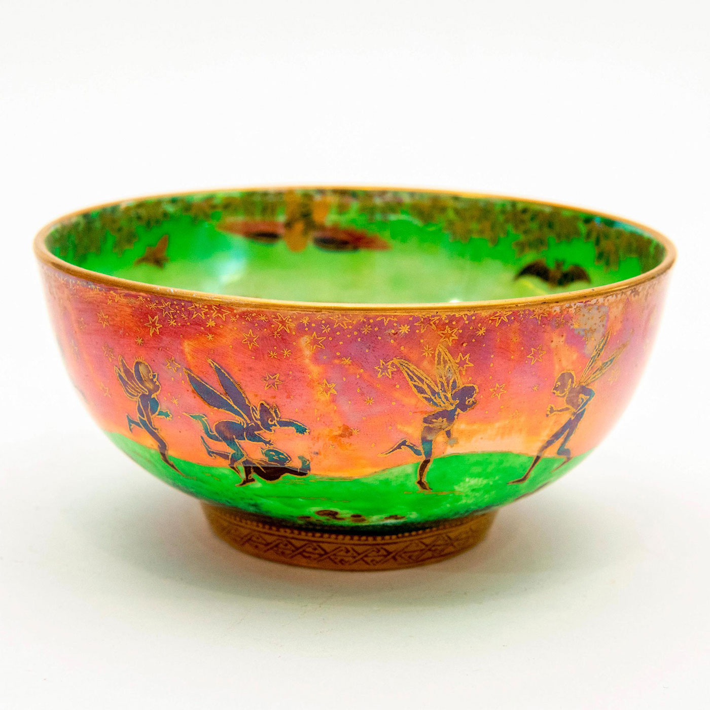 Wedgwood Flame Fairyland Lustre Imperial Bowl - Image 3 of 6