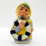 Len Lifebelt the Lifeboatman D6811 - Royal Doulton Toby Jug