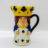 Royal Doulton Two-Sided Toby Jug, King and Queen Of Clubs