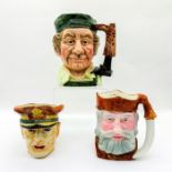 3pc Vintage Jugs, Various Characters