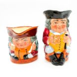 2pc Royal Doulton Toby Jug Set