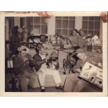 Vintage U.S. Air Force Black and White Photo, Toy Workshop